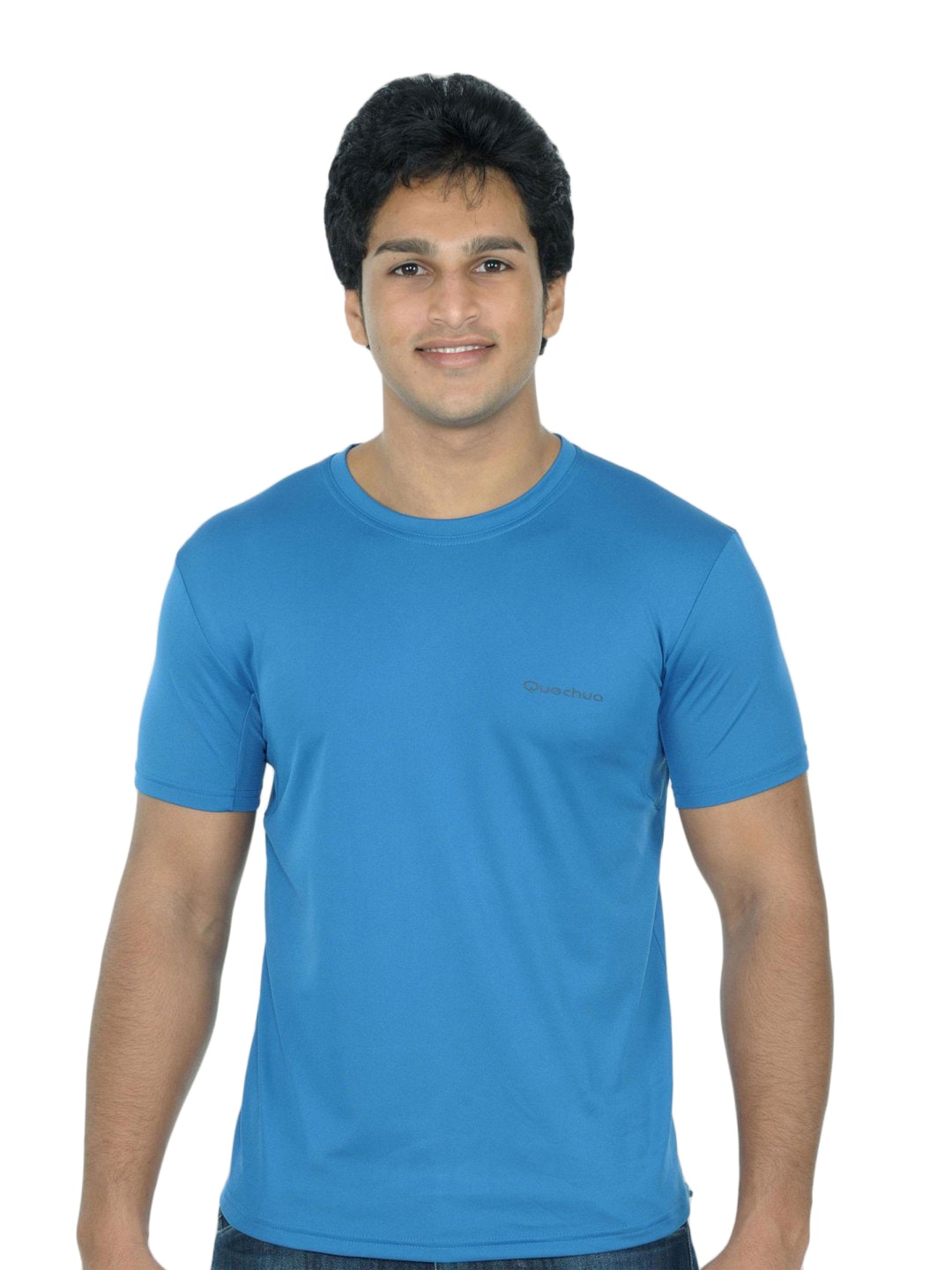 Quechua Men Sweat Proof Blue T-shirt