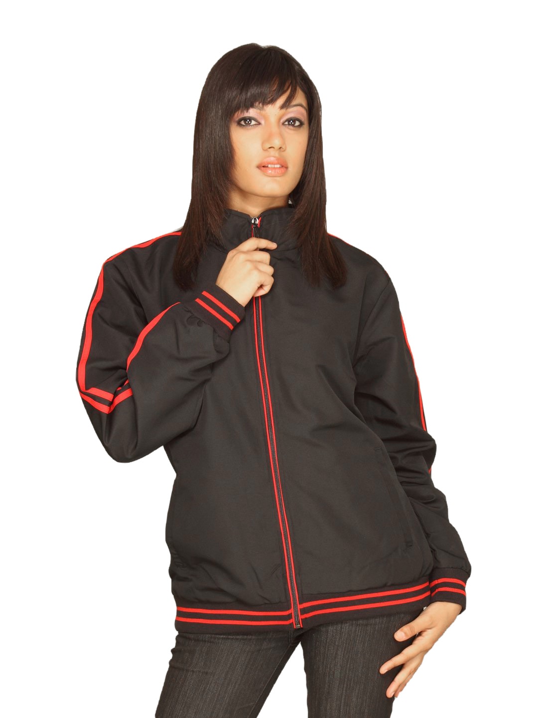 Reebok Knit Rib Women Black Jacket