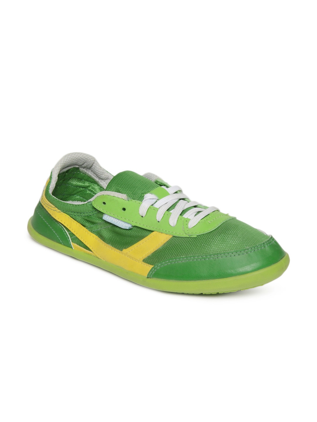 Newfeel Unisex Green Sports Shoes