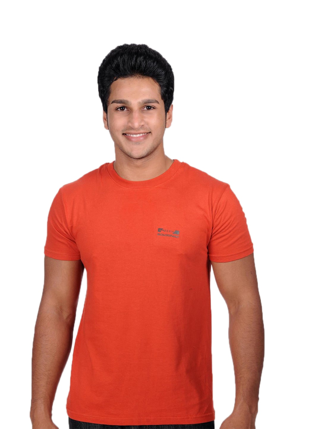 Solognac Men Orange T-shirt
