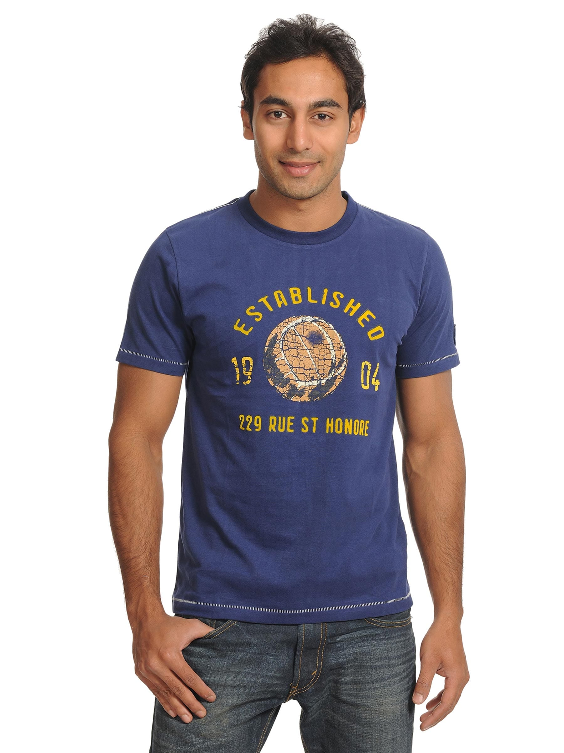 FIFA Mens 1904 Navy Blue T-shirt