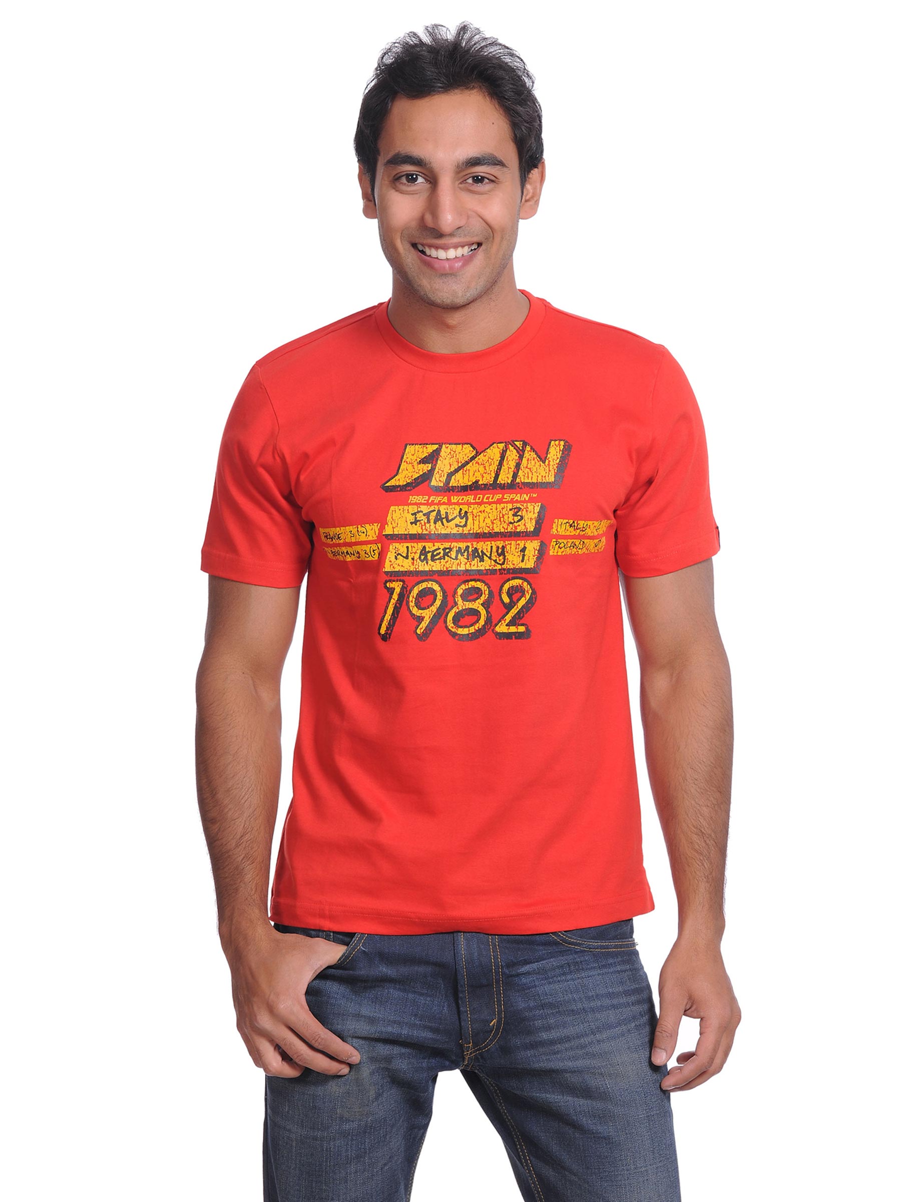 FIFA Mens 1982 Spain Red T-shirt