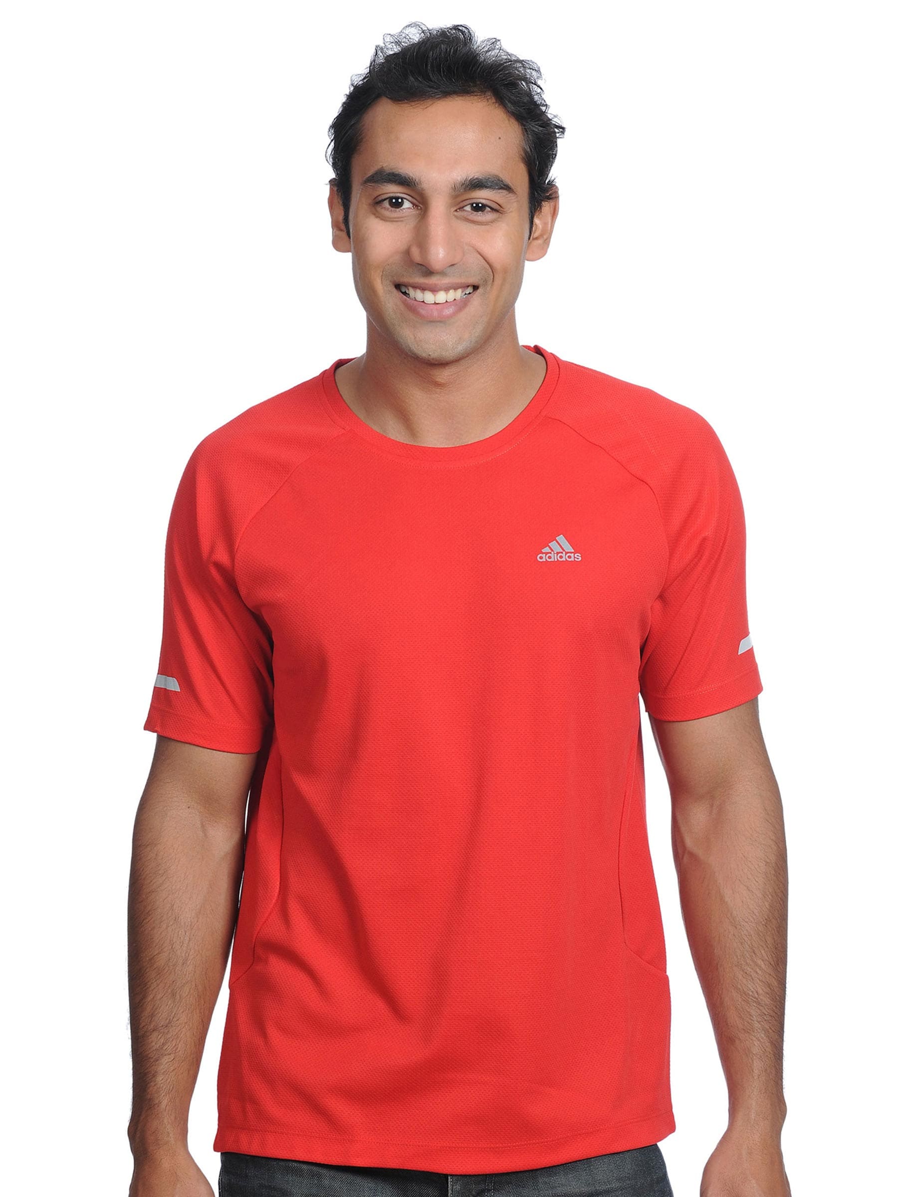 ADIDAS Mens Red T-shirt