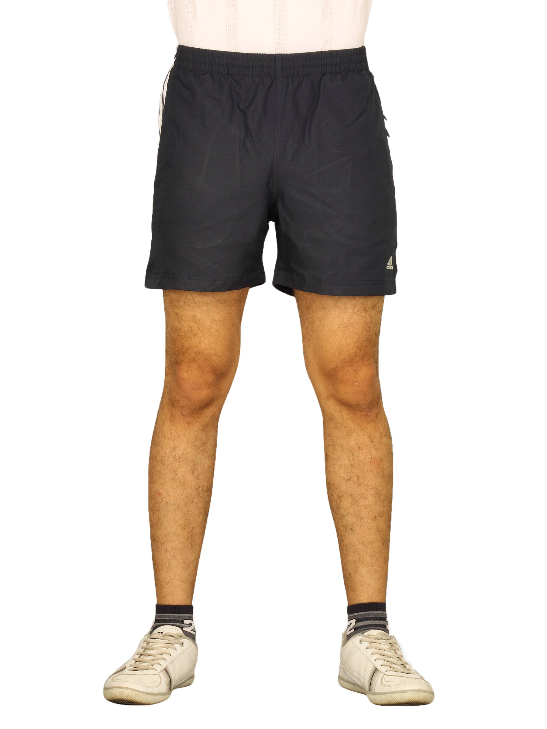 ADIDAS Men's Chelsea Striped Navy Shorts