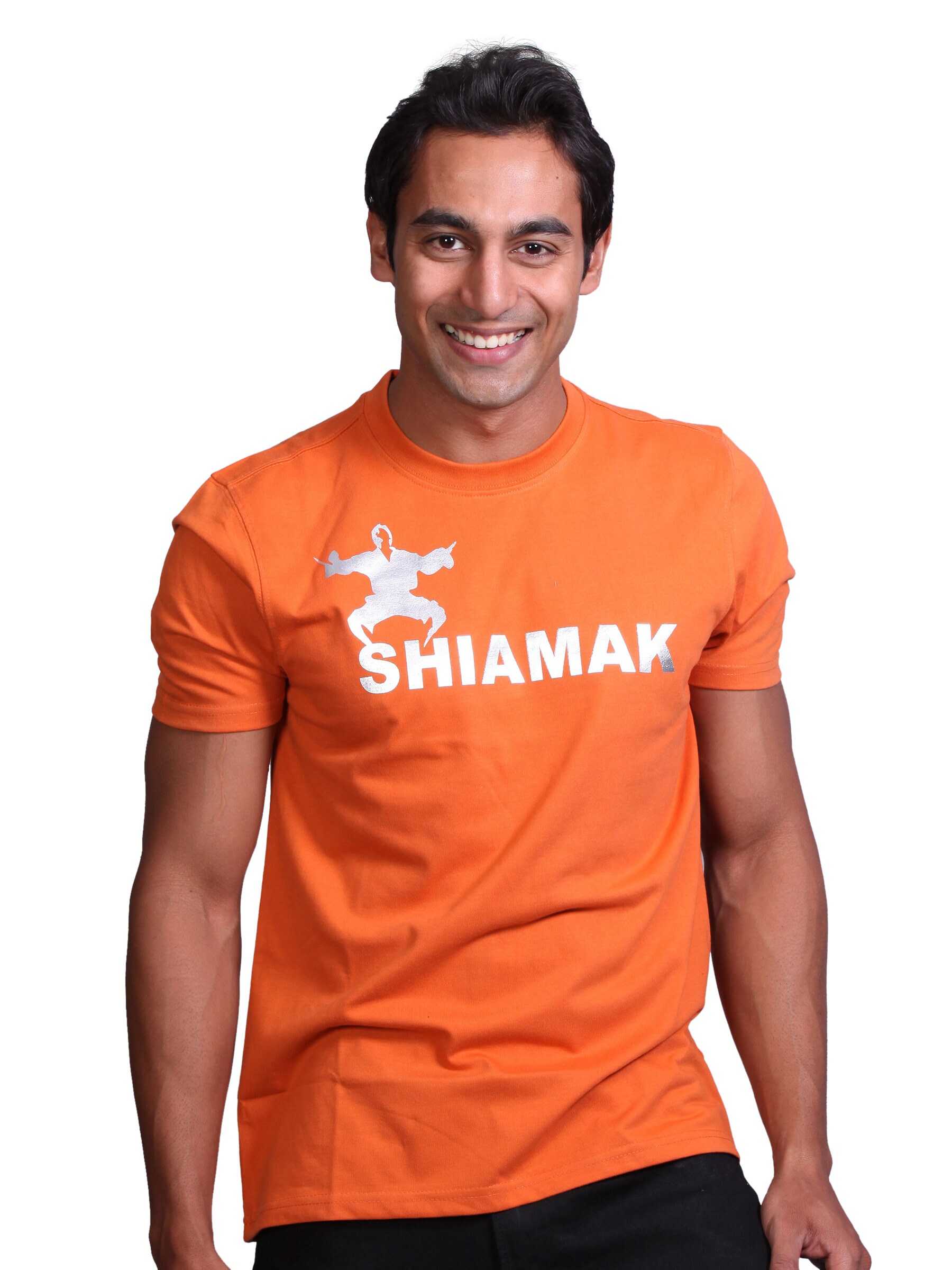 Reebok Men Shiamak Orange T-shirt