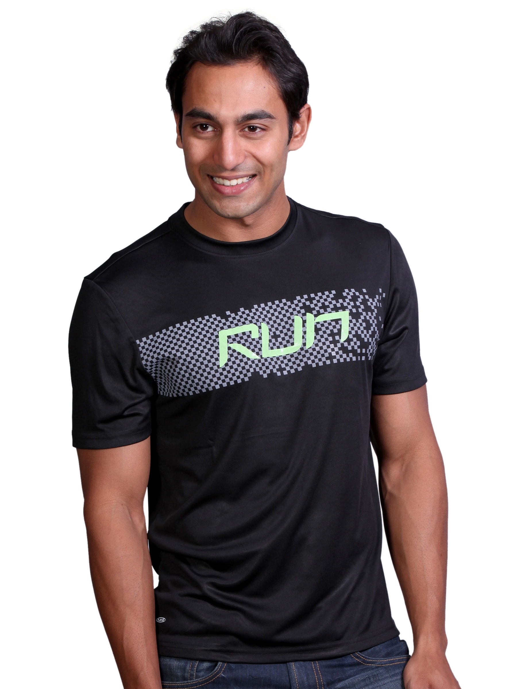 Reebok Men Run Black T-shirt