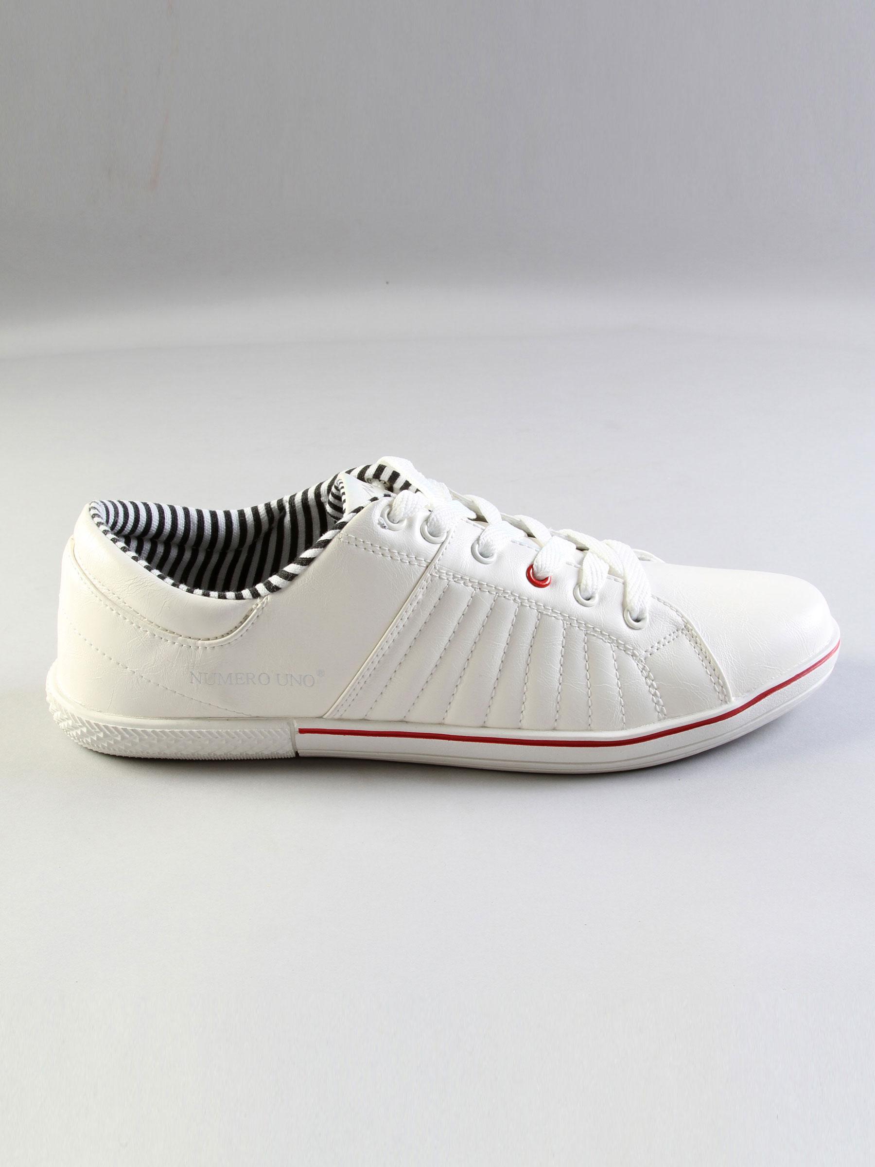 Numero Uno Men's Casual White Sneakers Shoe