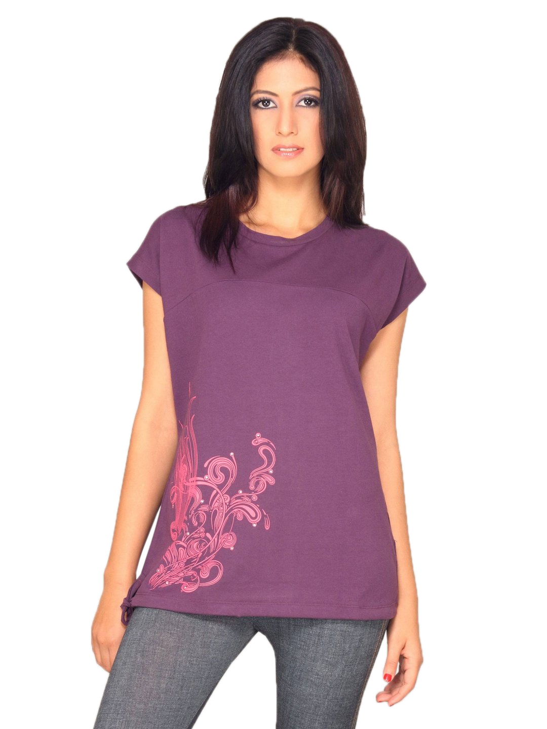 ADIDAS Women Fiesta Purple T-shirt