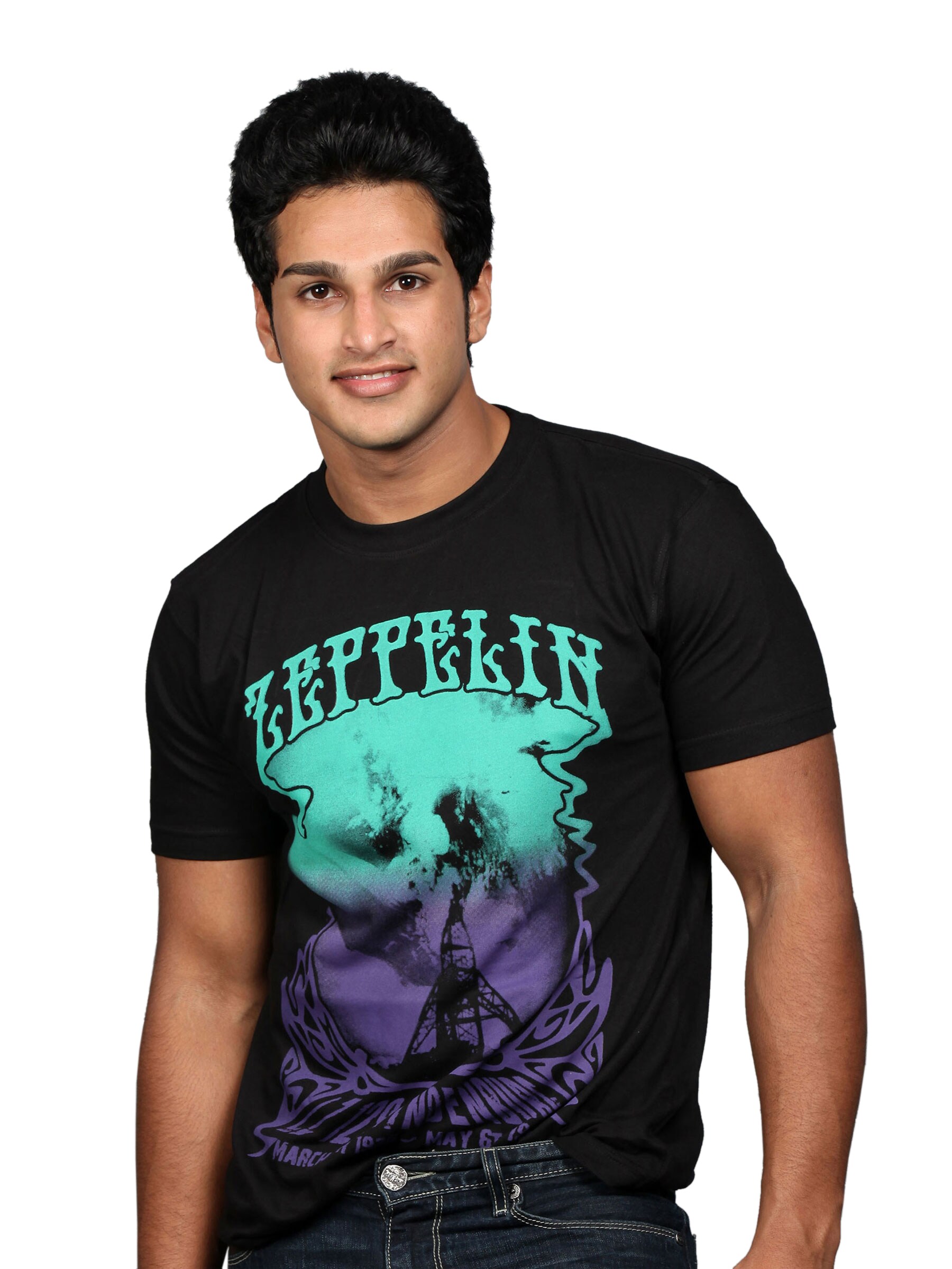 Inkfruit Men's Zeppelin Black T-shirt