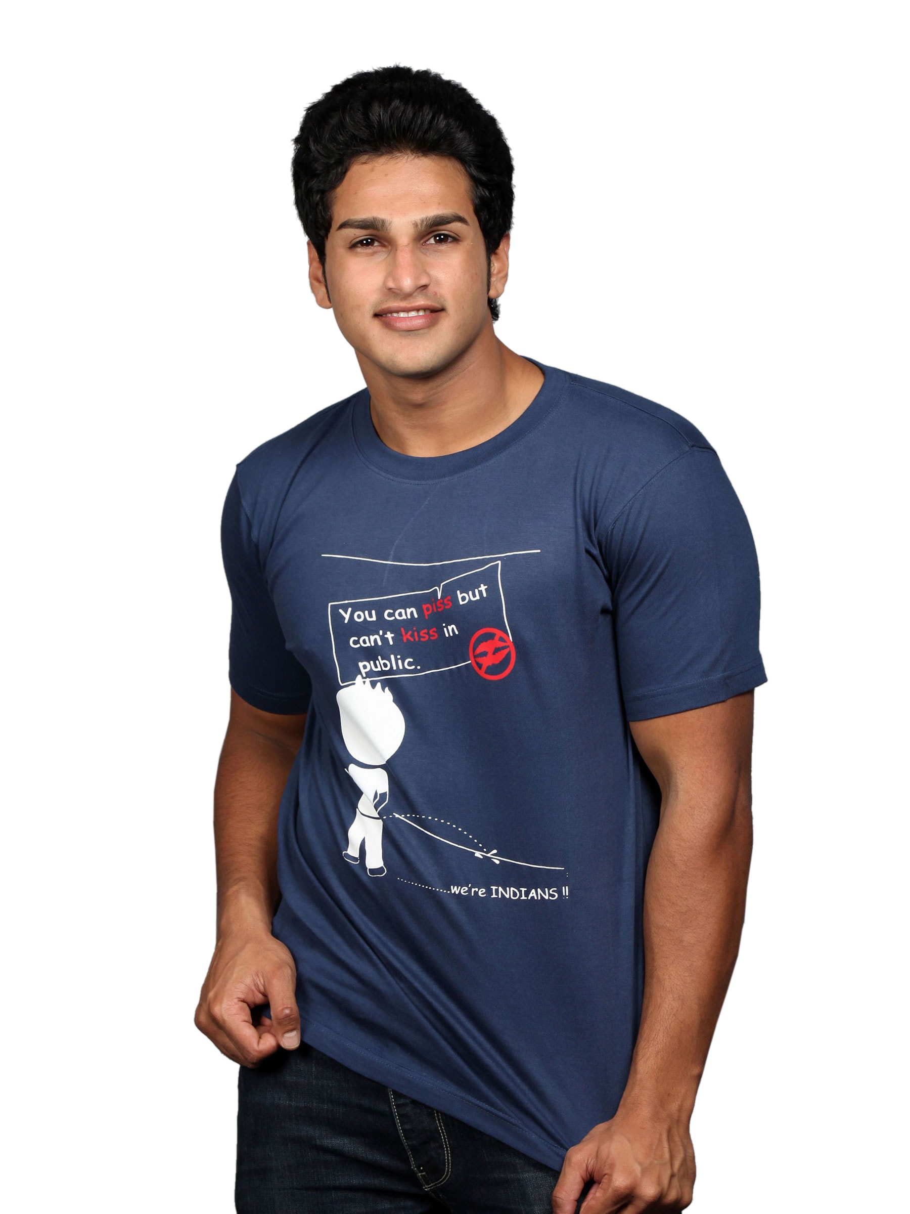 Inkfruit Men's Indian Rule Blue T-shirt