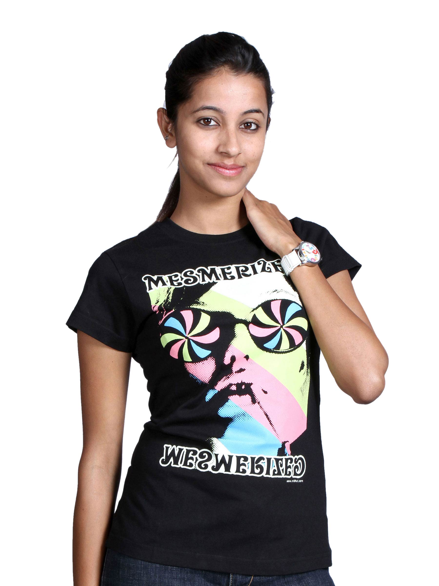 Inkfruit Women's Mesmerize Black T-shirt