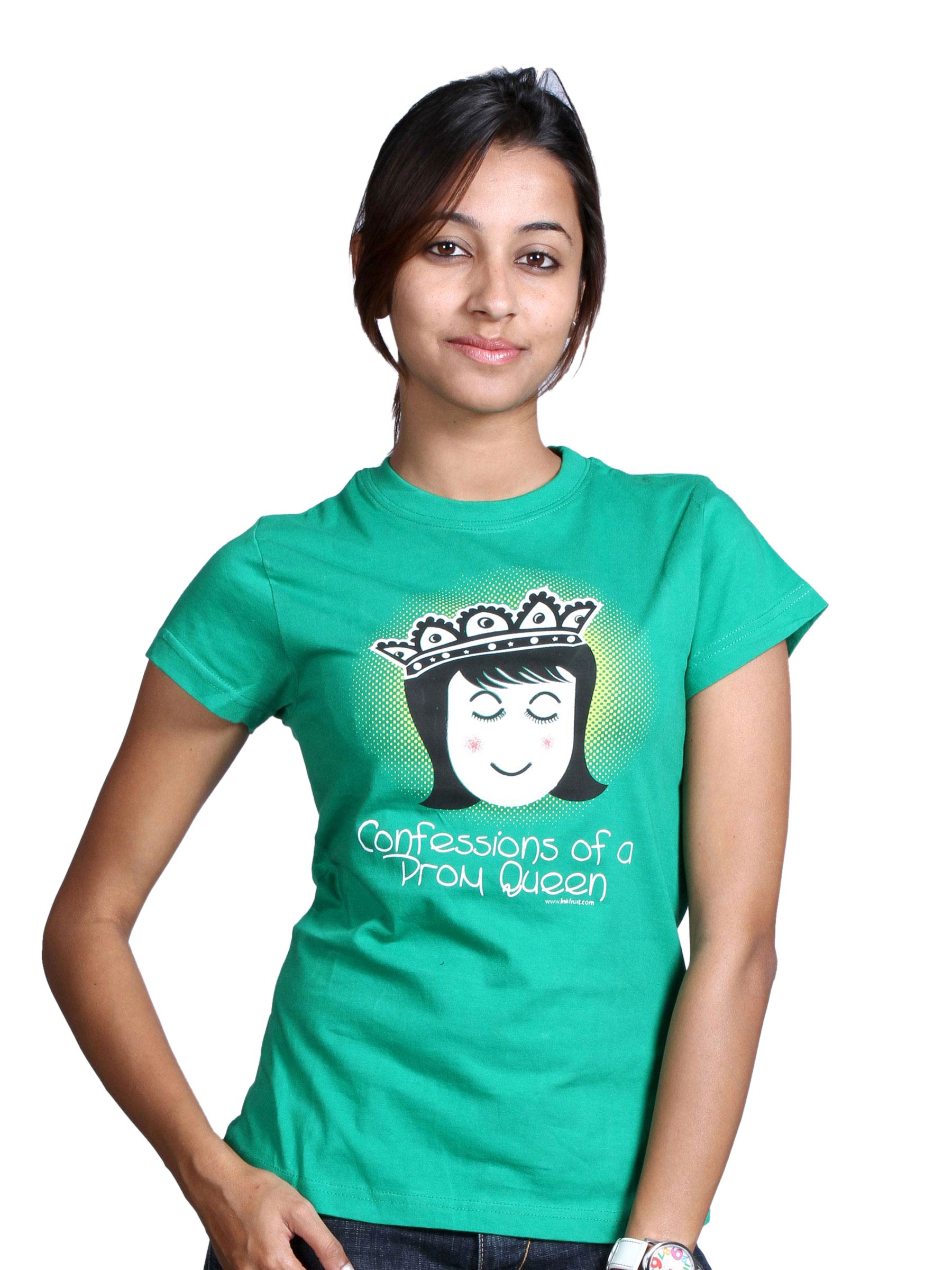 Inkfruit Women's Confession Green T-shirt