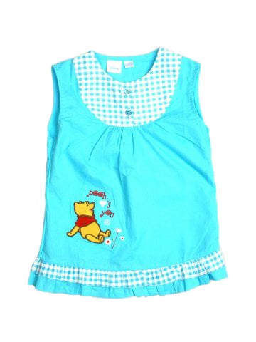 Disney Kids Girl's Blue Pooh Blouse Kidswear