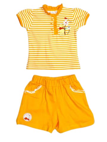 Disney Kids Girl's Orange Stripe Kidswear