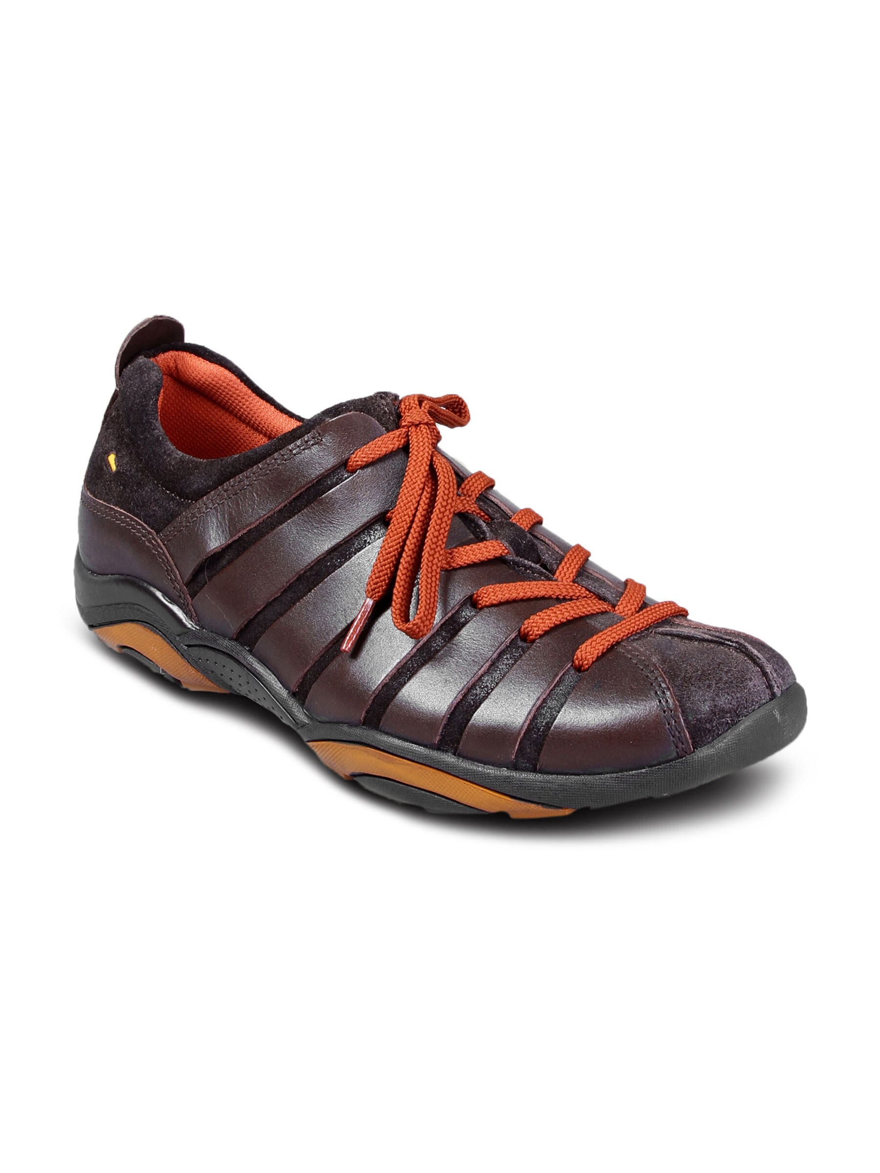 iD Men's Casual Leather Brown Funky Shoe
