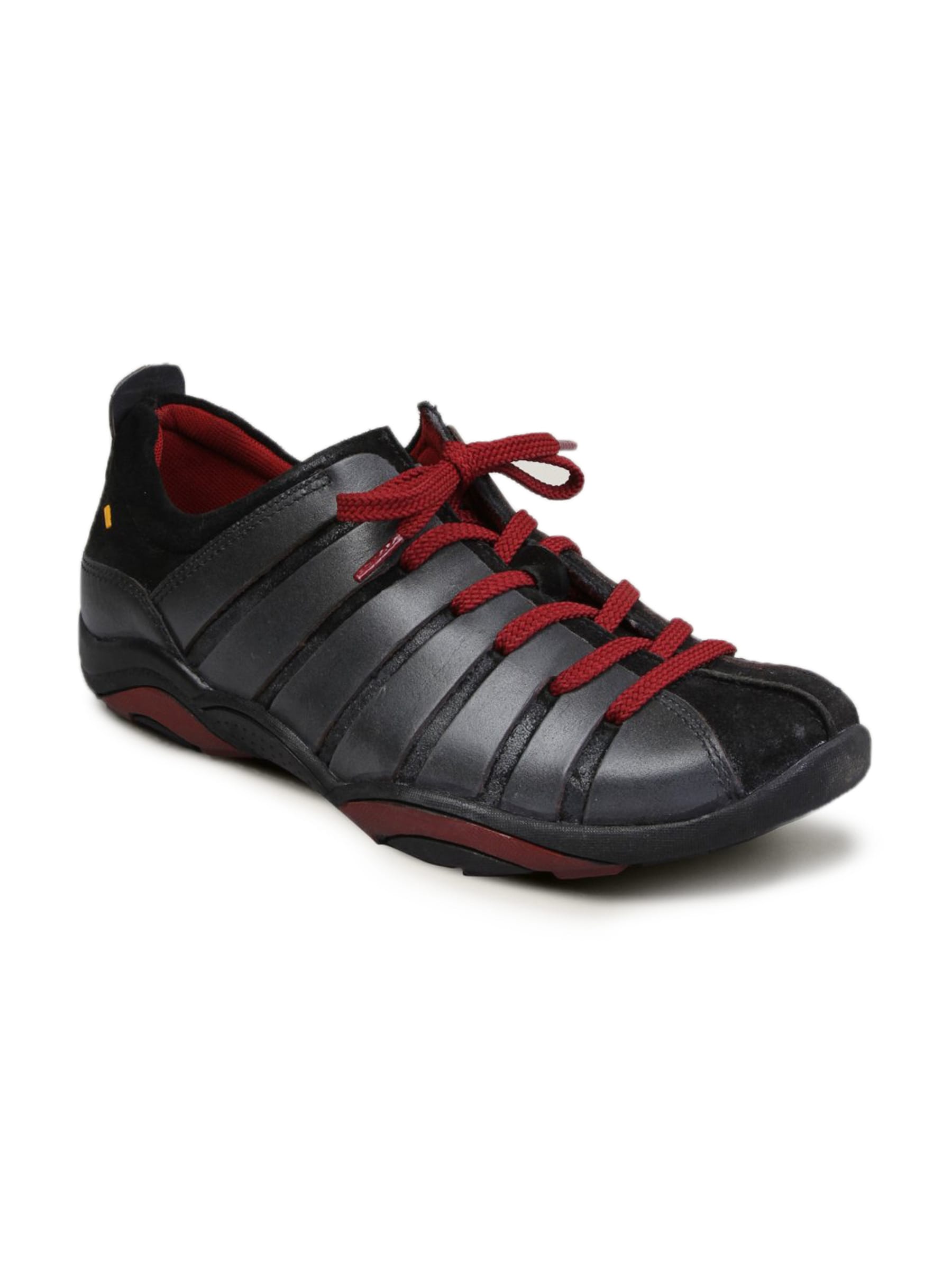 iD Men's Casual Leather Charcoal Funky Shoe