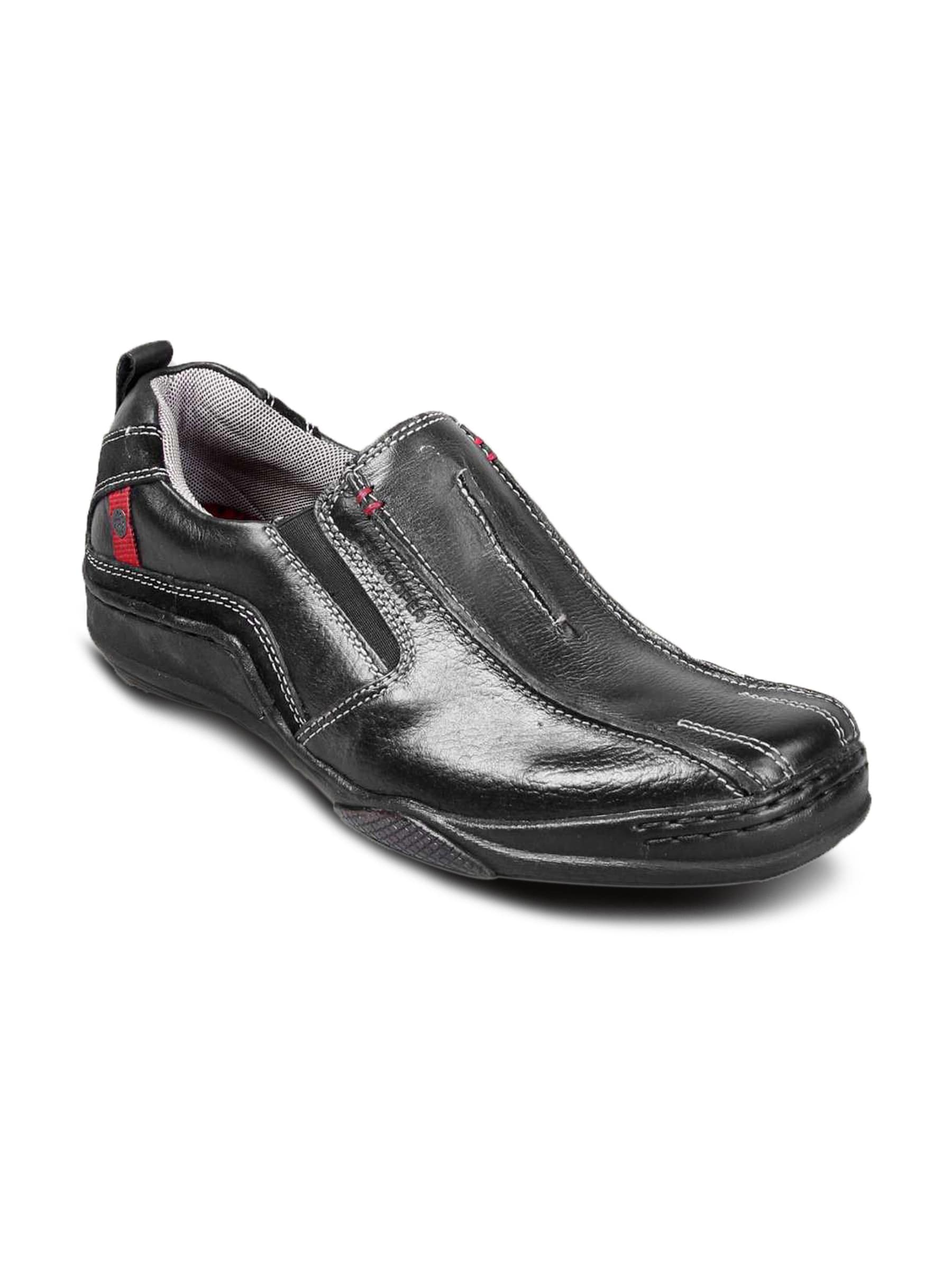 Lee Cooper Men's Casual Leather Black Shoe