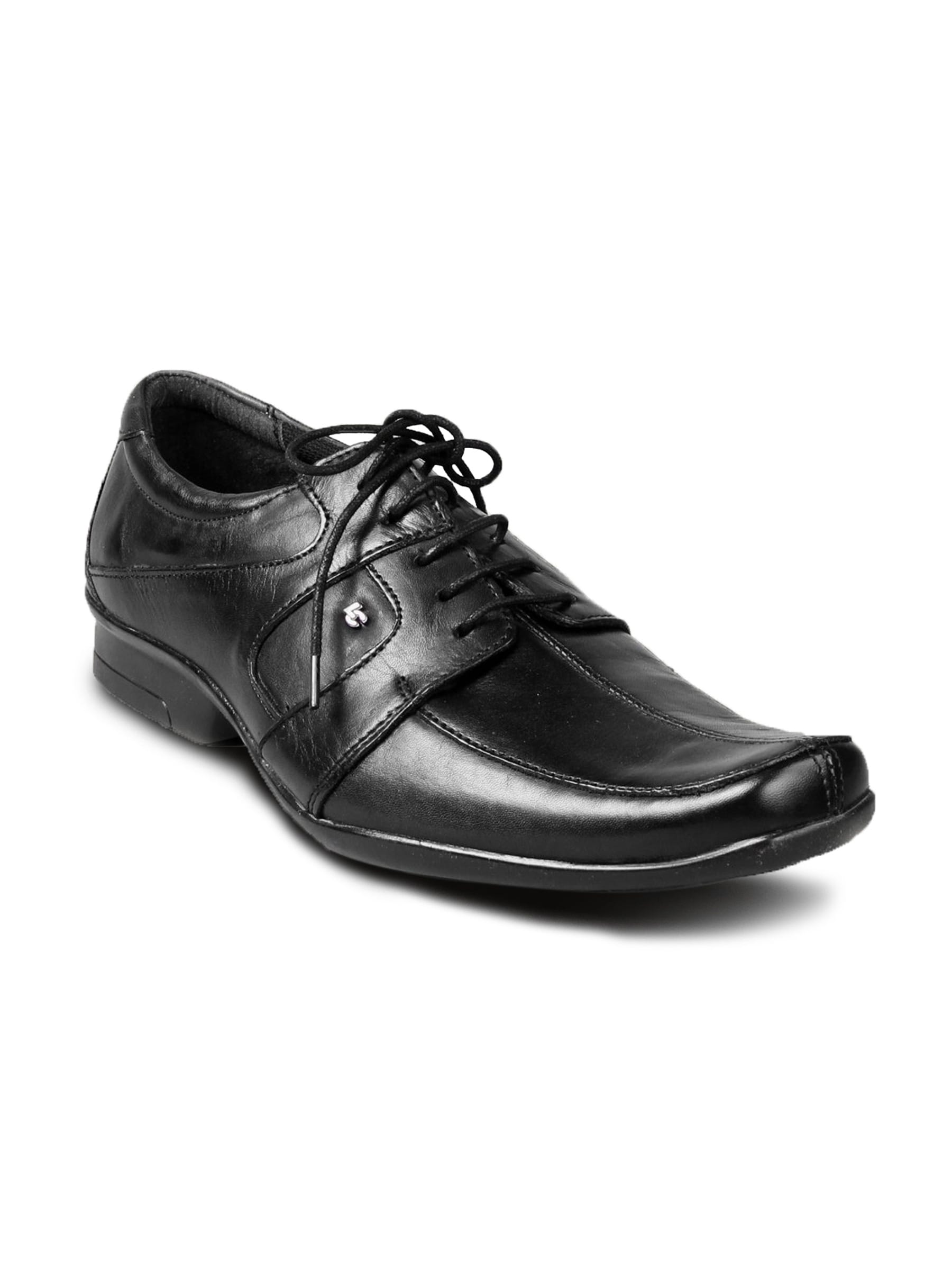Lee Cooper Men's Casual Leather Darknight Black Shoe