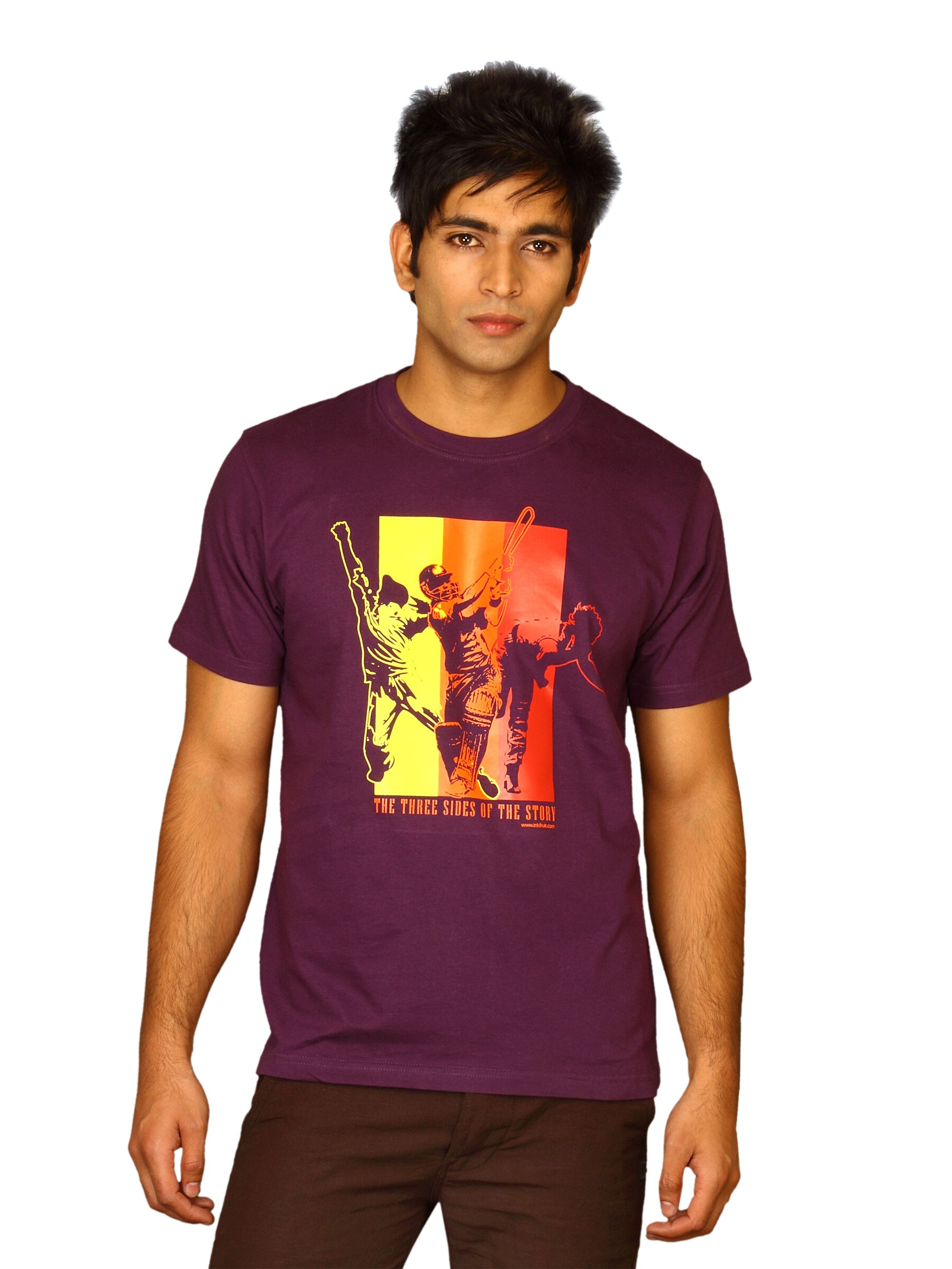 Inkfruit Men's Three Side Cricket T-shirt