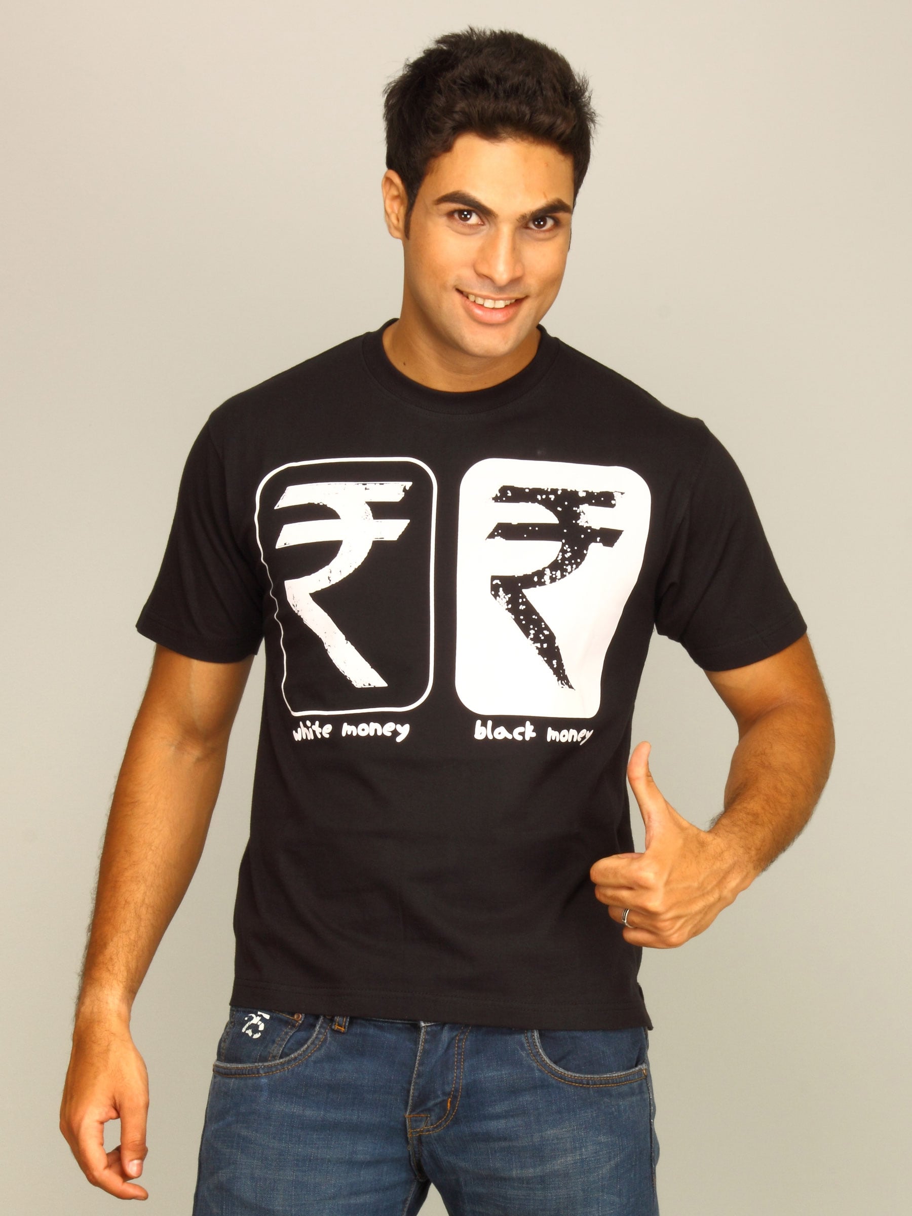 Tantra Men's Rupee Black T-shirt