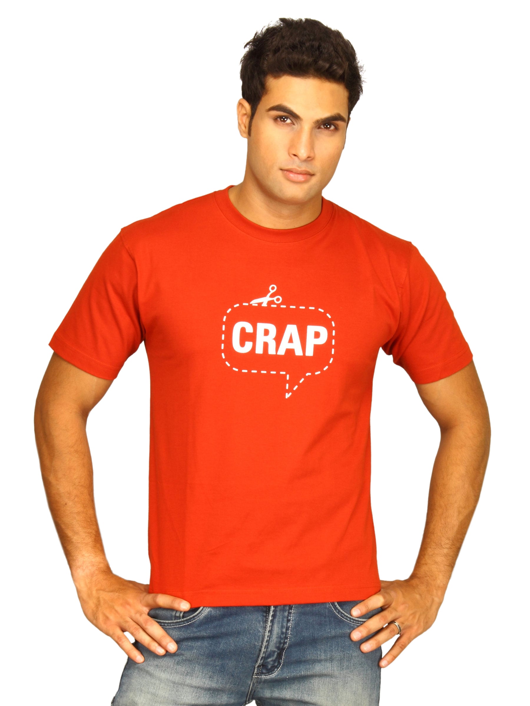 Tantra Men's Cut The Crap Red T-shirt