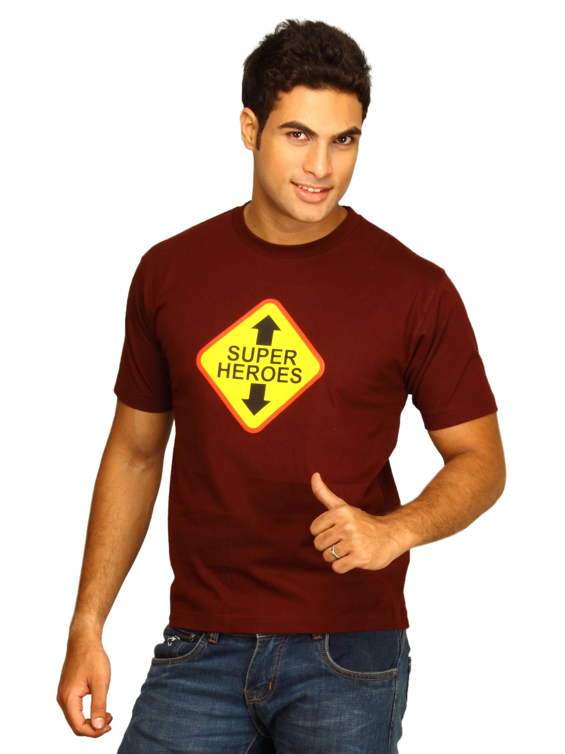 Tantra Men's Super Heros Chocolate T-shirt