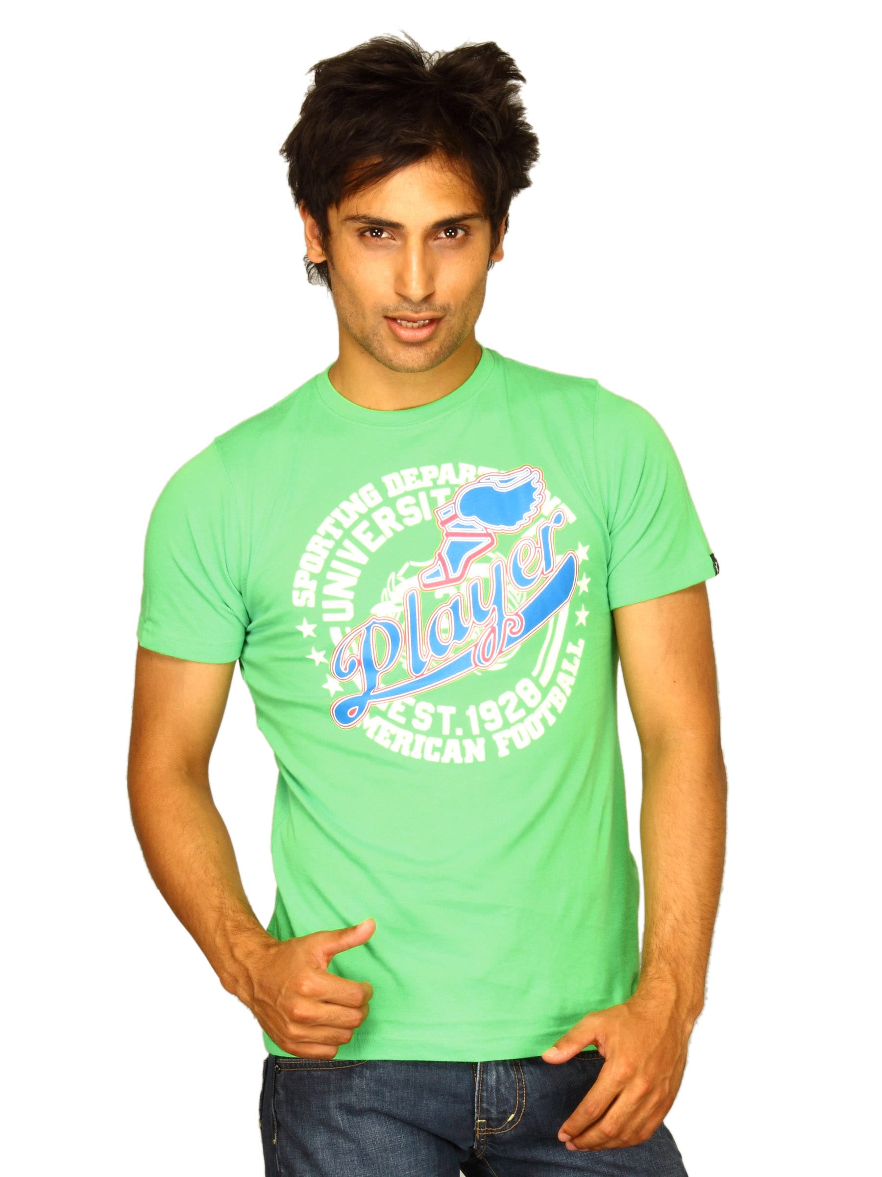 Probase Men's Player Green T-shirt
