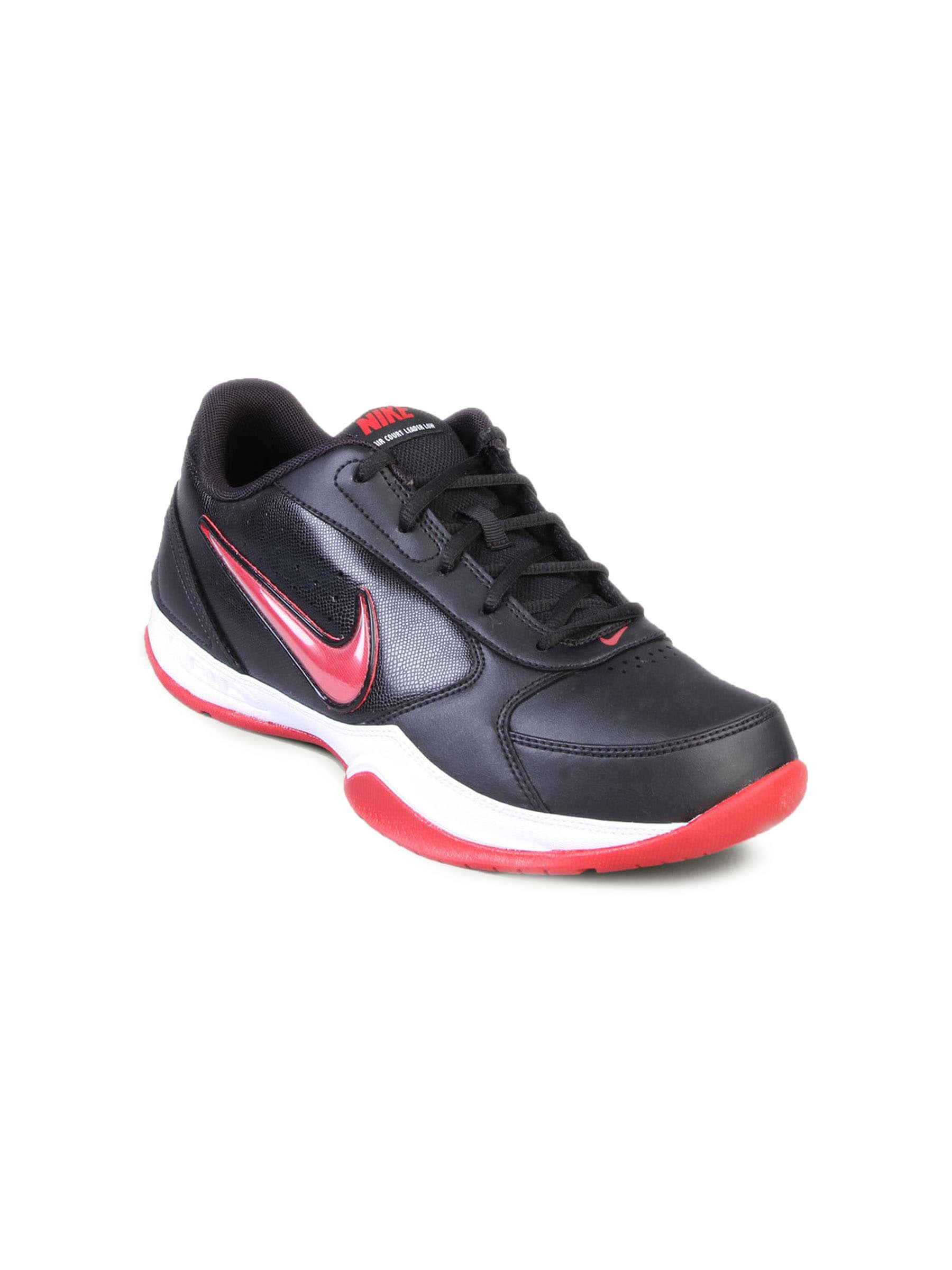 Nike Men's Air Court Leader Low Black Red Shoe