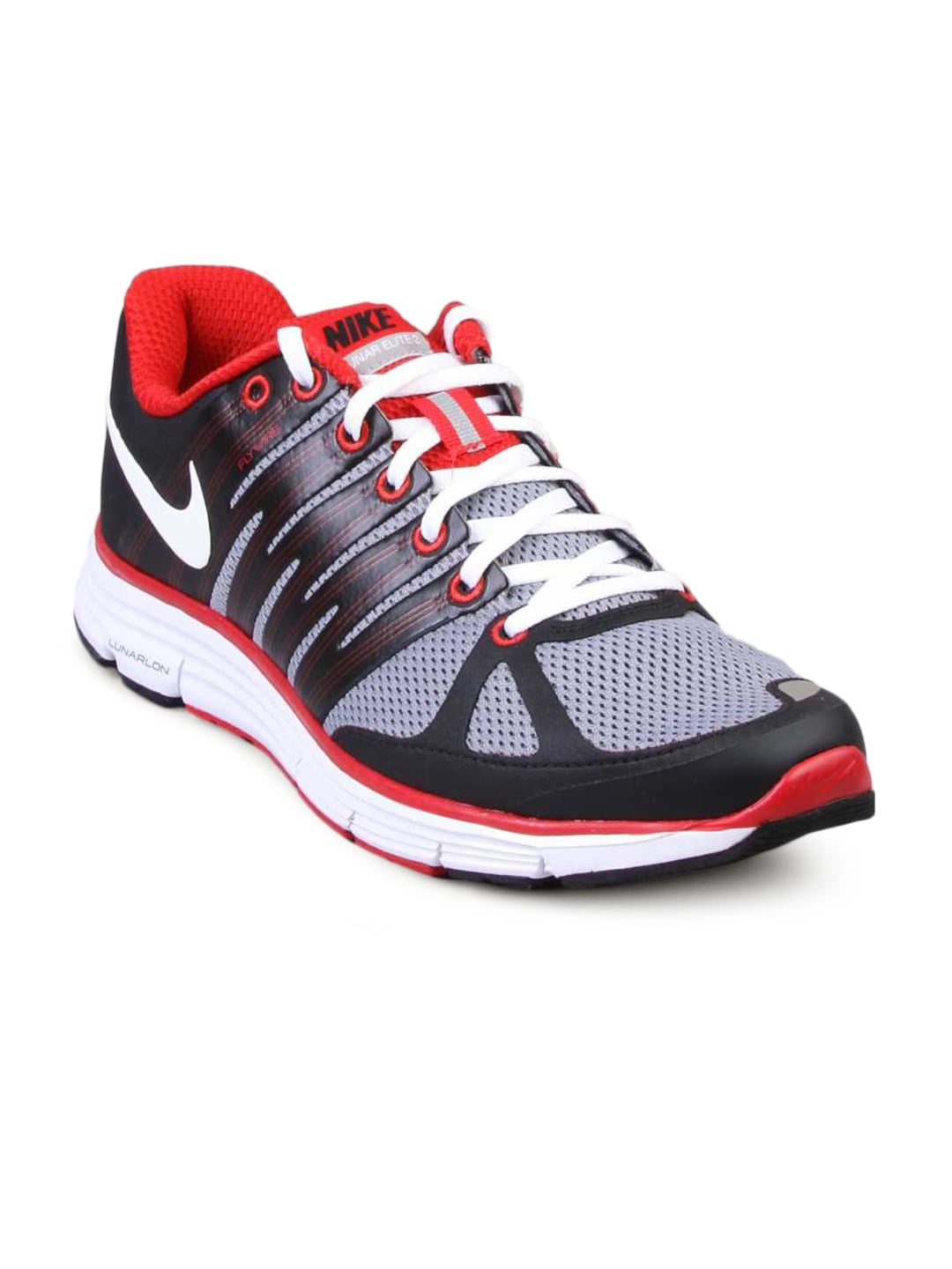 Nike Men's Lunarelite Grey Red Shoe