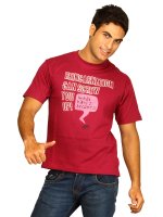 Tantra Men's Re-Incarnation Burgendy T-shirt