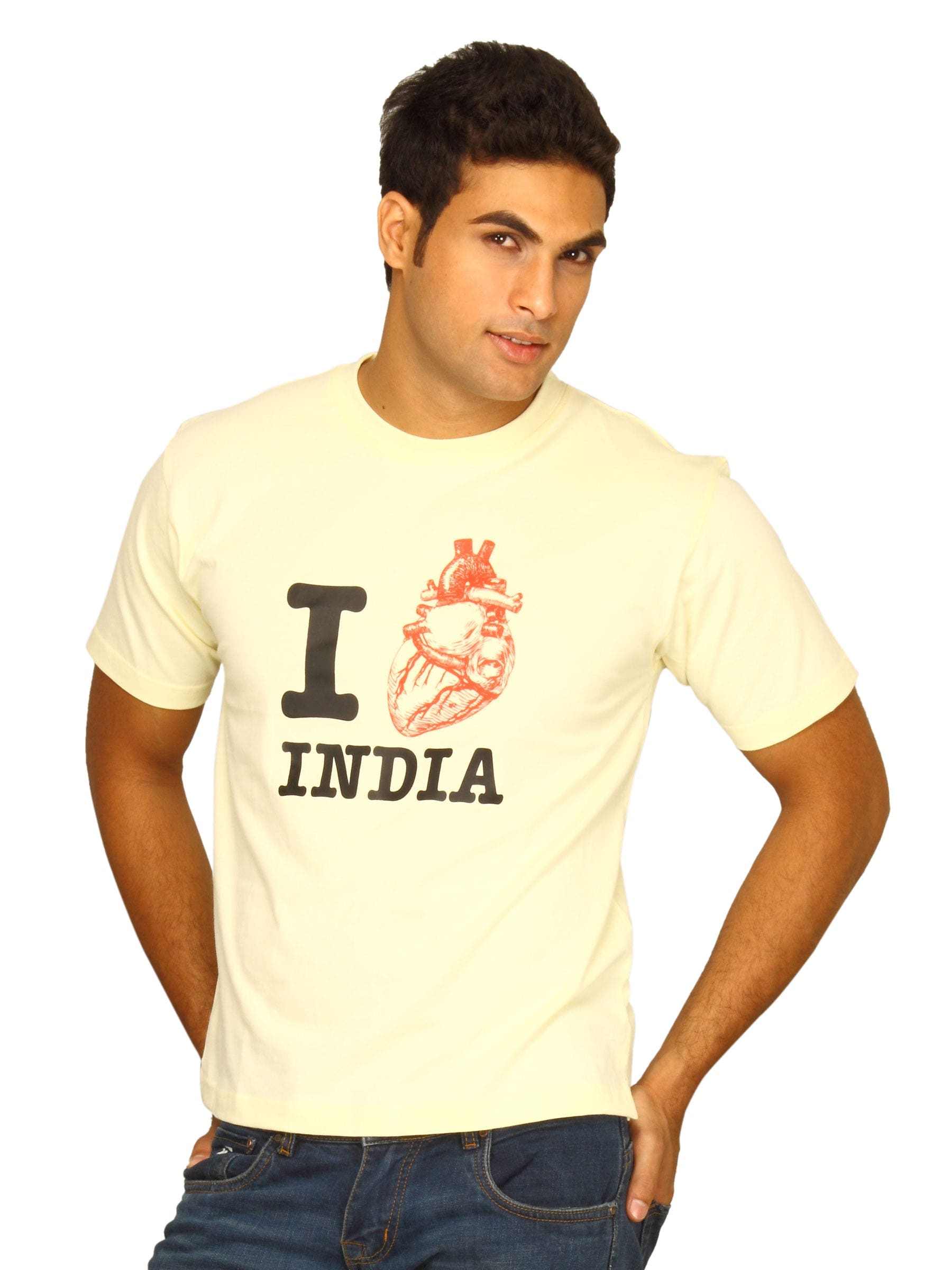 Tantra Men's Love India Cream T-shirt