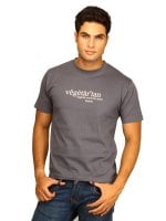 Tantra Men's Vegetarian Grey T-shirt