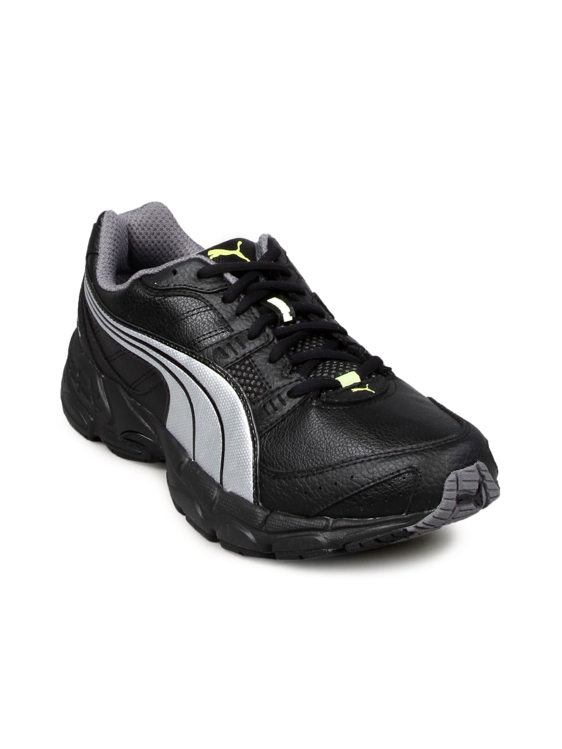 Puma Men's Ikonis Black Silver Shoe