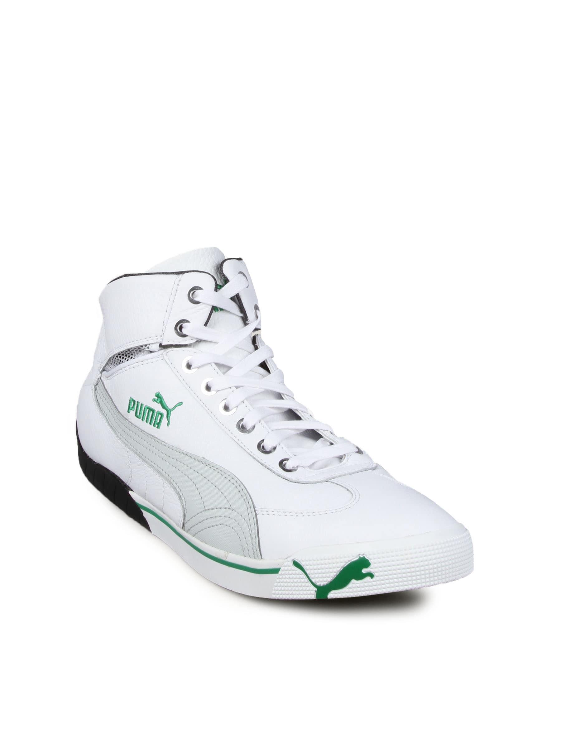Puma Men's Speed Cat White Green Shoe