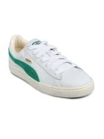 Puma Men's Basket White Green Shoe