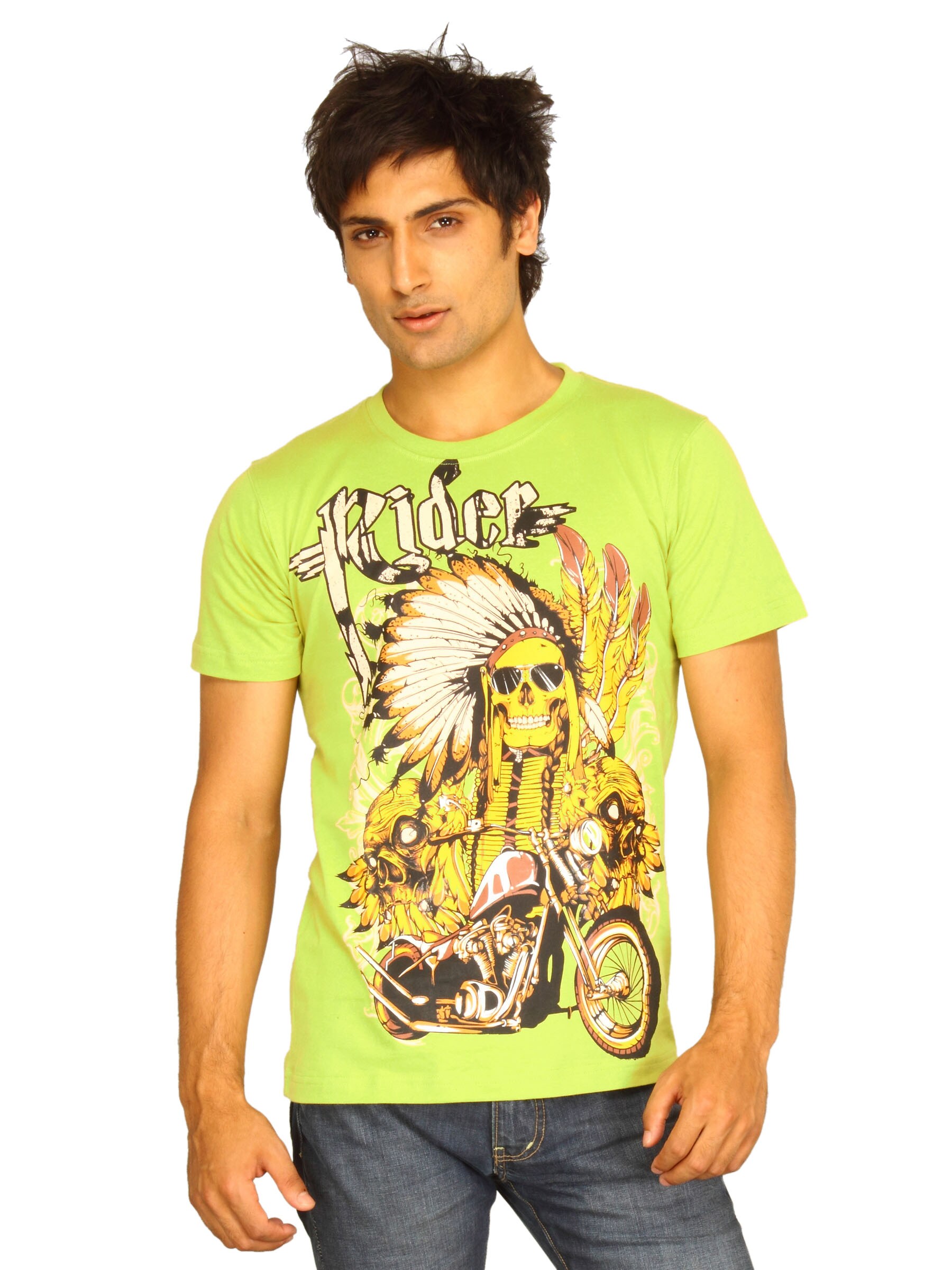 Guerrilla Men's Rider Green T-shirt