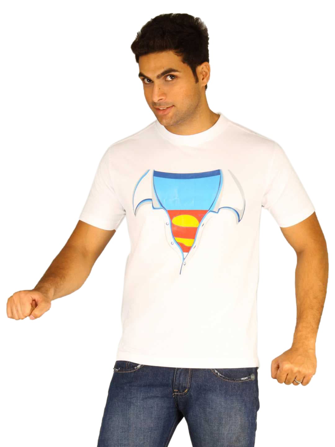 Myntra Hero Within White T-shirt