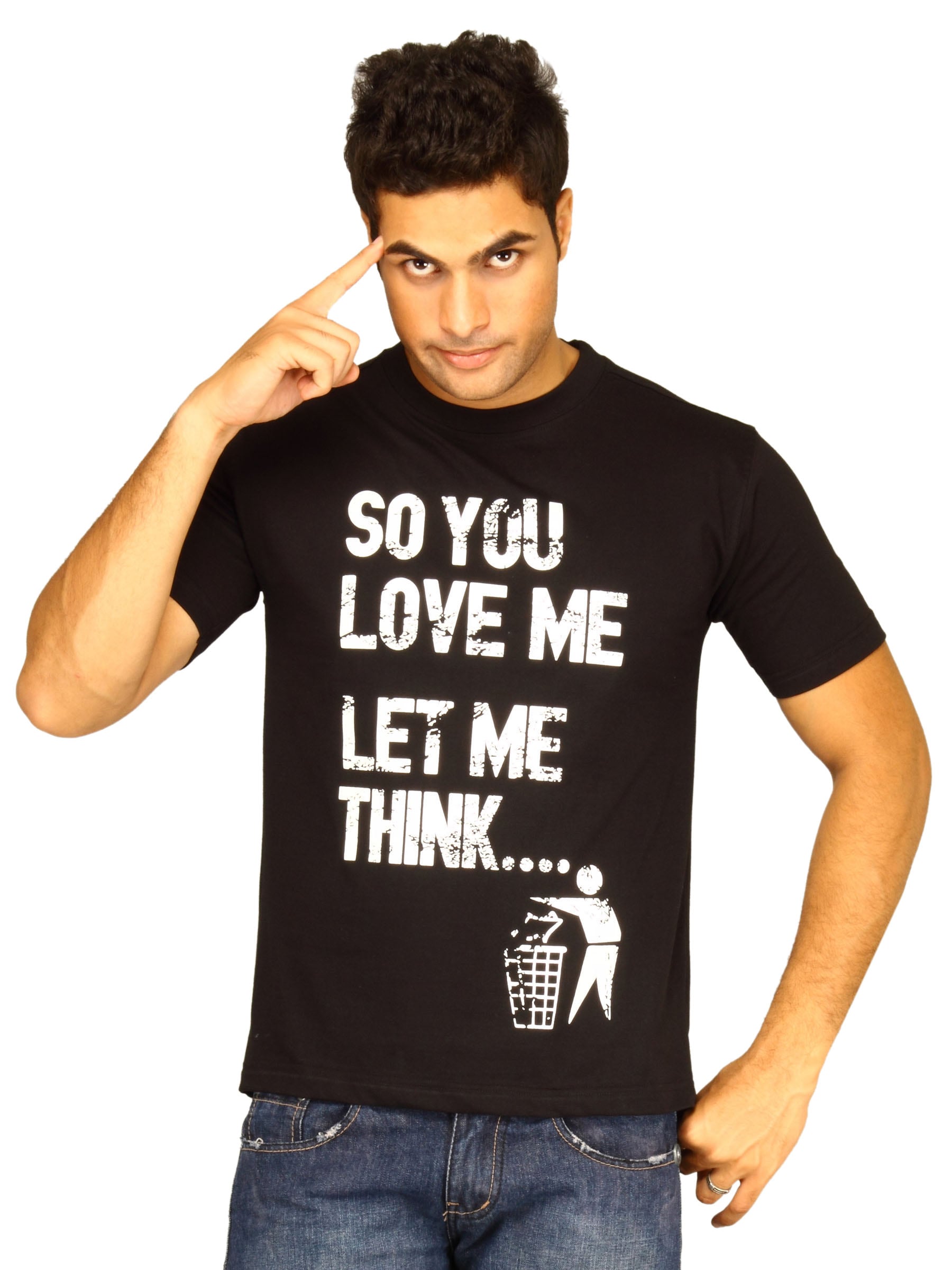 Myntra Mens So You Love Me T-shirt