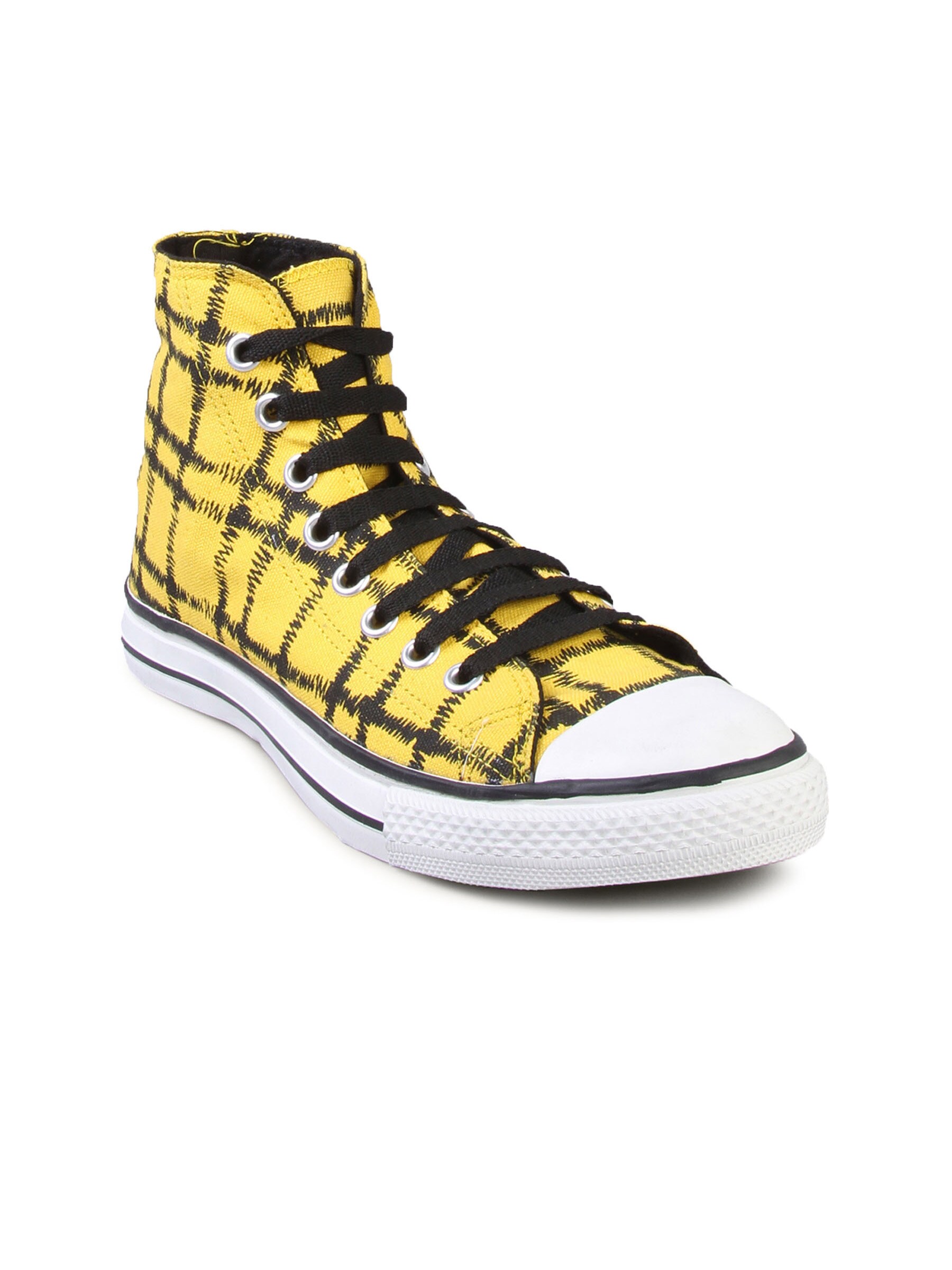 Converse Unisex CT Stitch Print HI Yellow Canvas Shoe