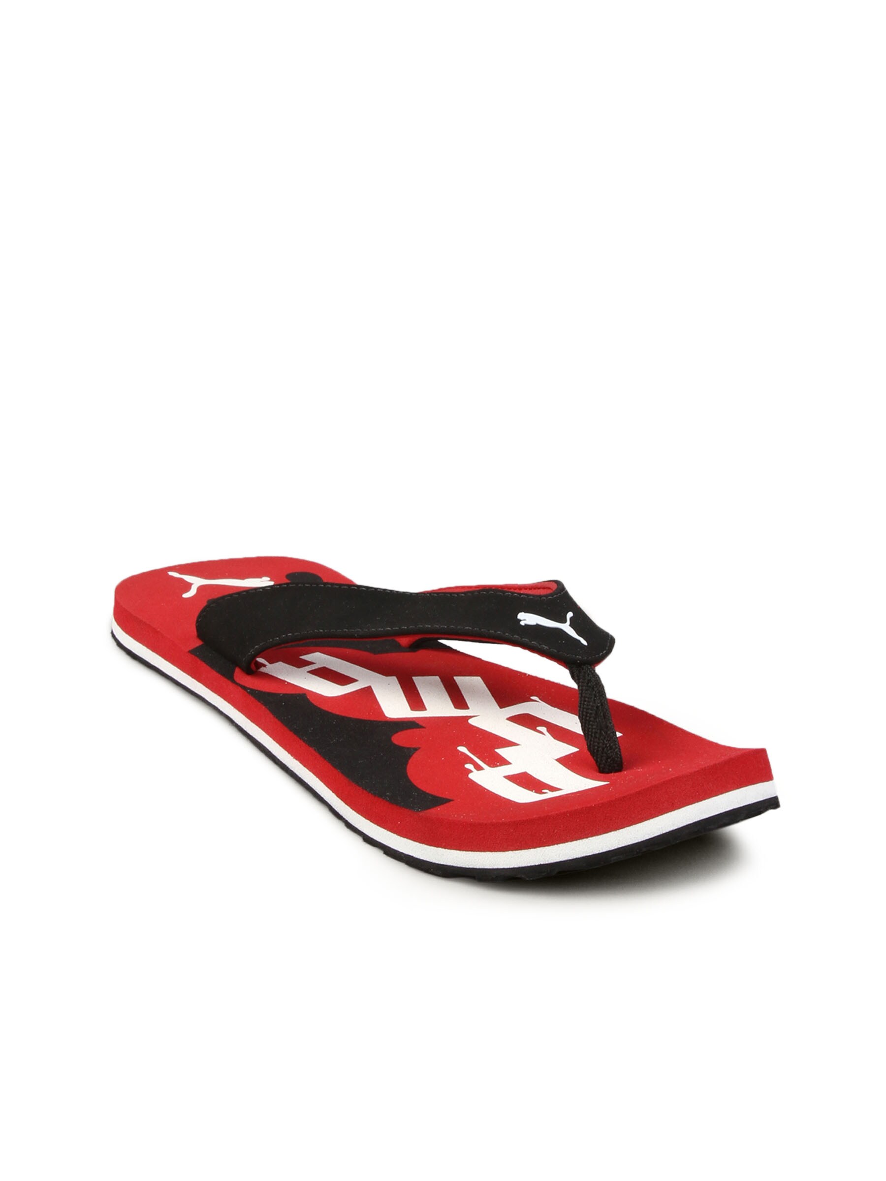 Puma Unisex Splash Red Black Flip Flop