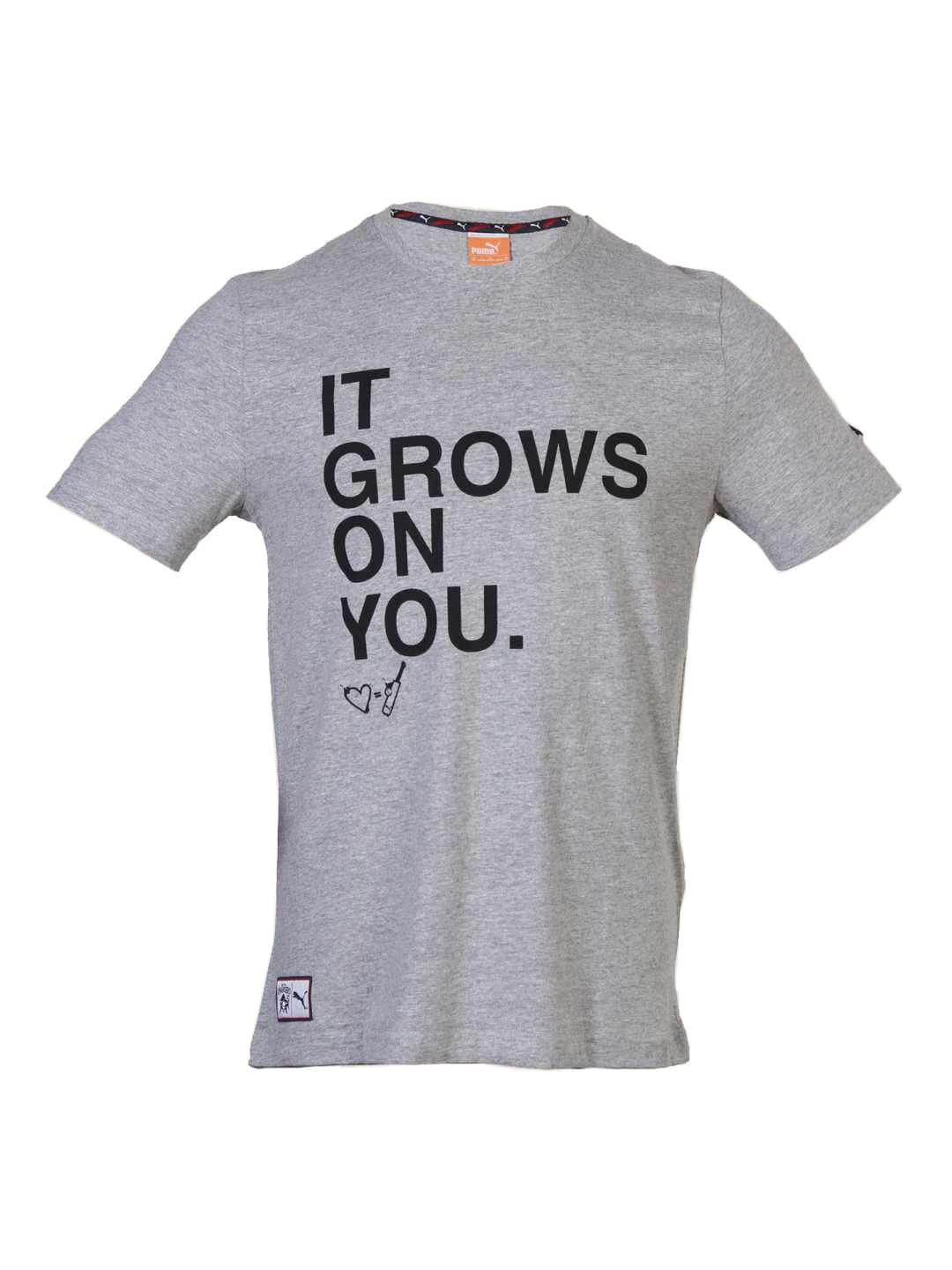 Puma Men's Deccan Chargers It Grows on You Grey T-shirt