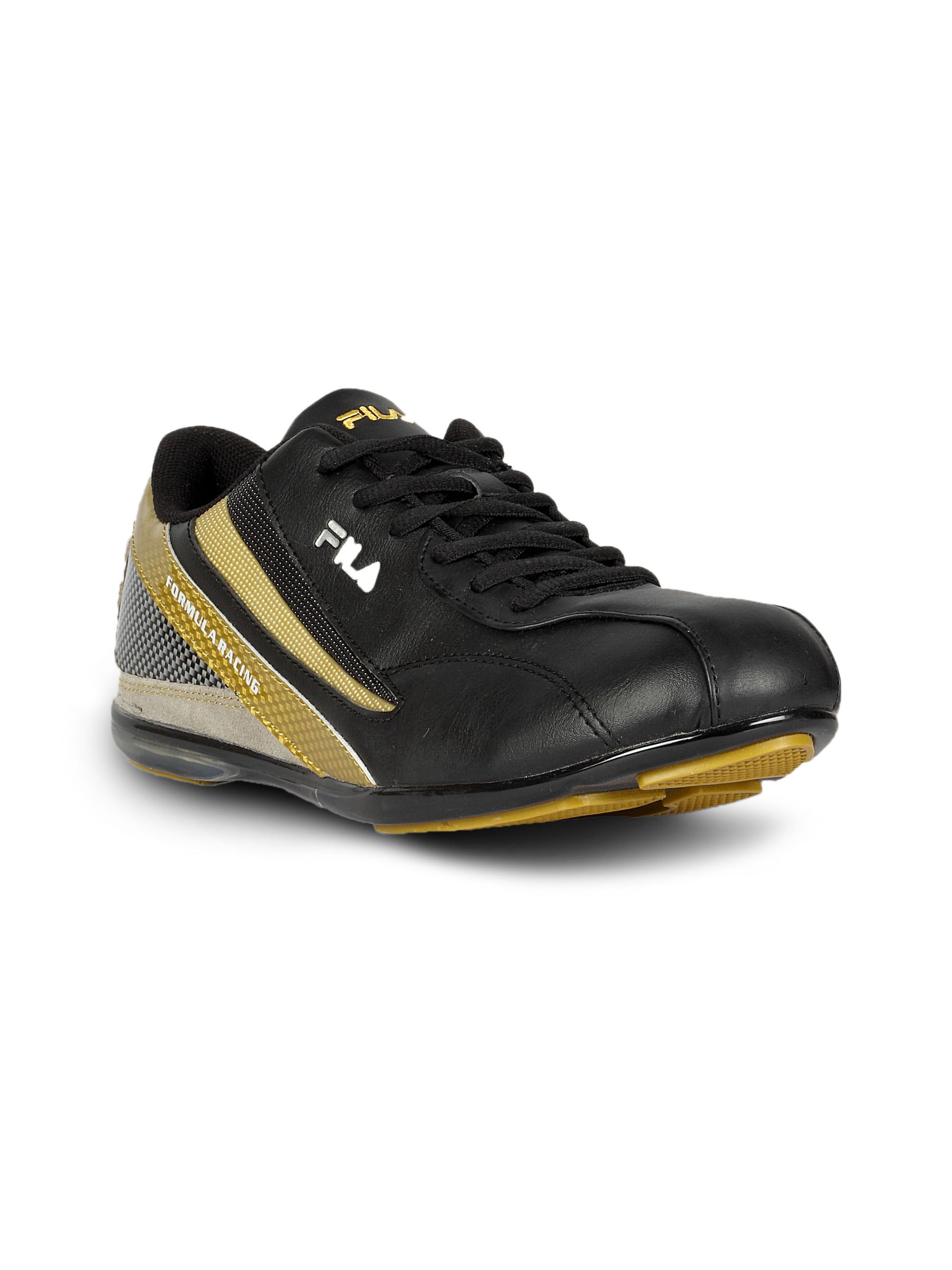 Fila Men's Racing Black Gold Shoe