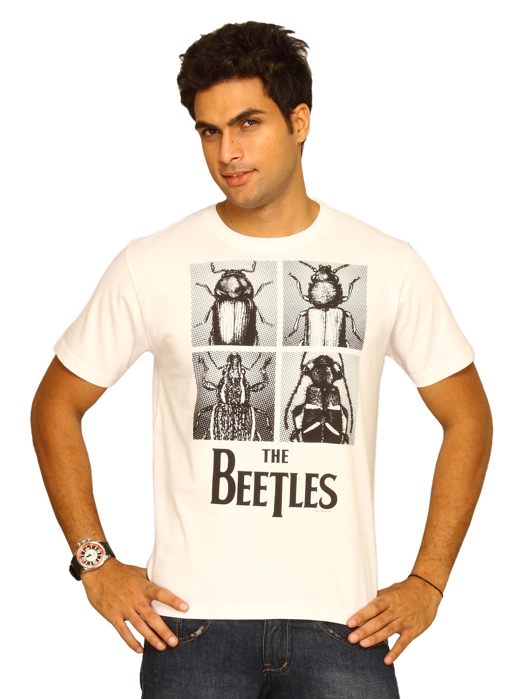 Inkfruit Men's The Beetles White T-shirt