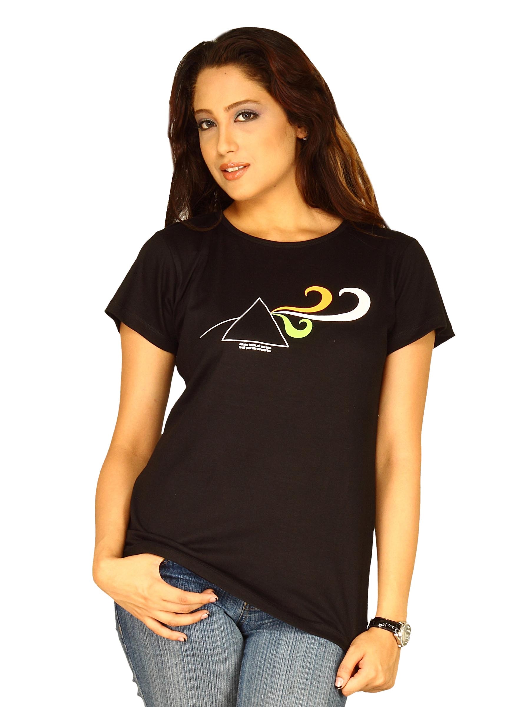 Tantra Women's Prism Black Long T-shirt