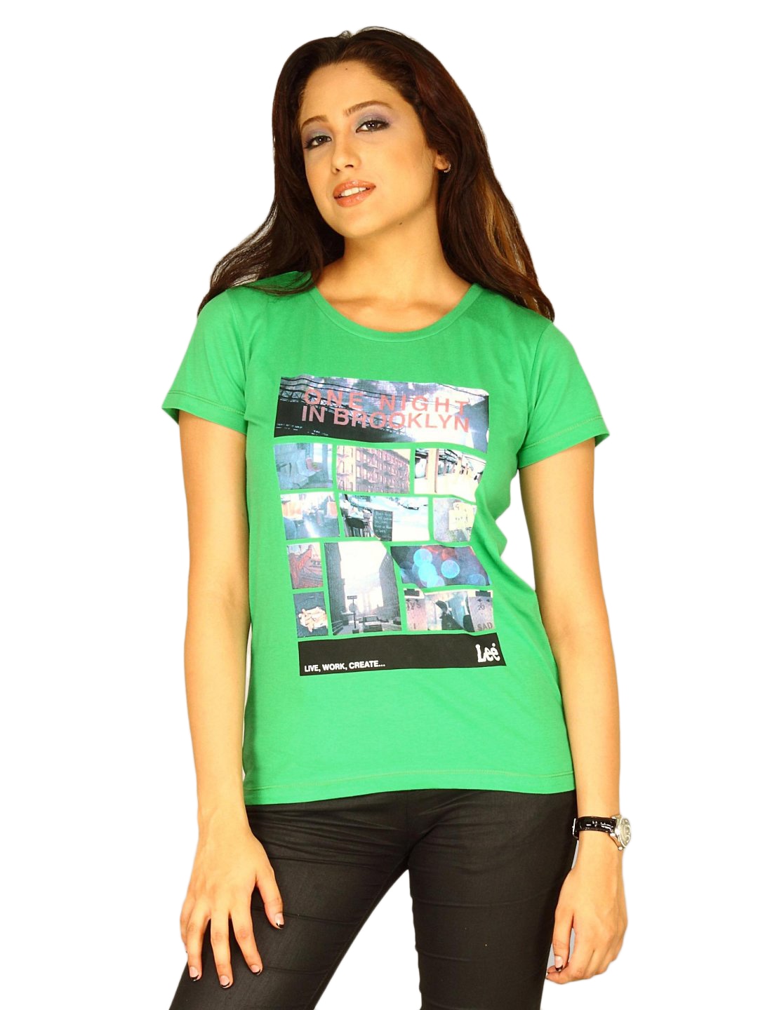 Lee Women's Green T-shirt