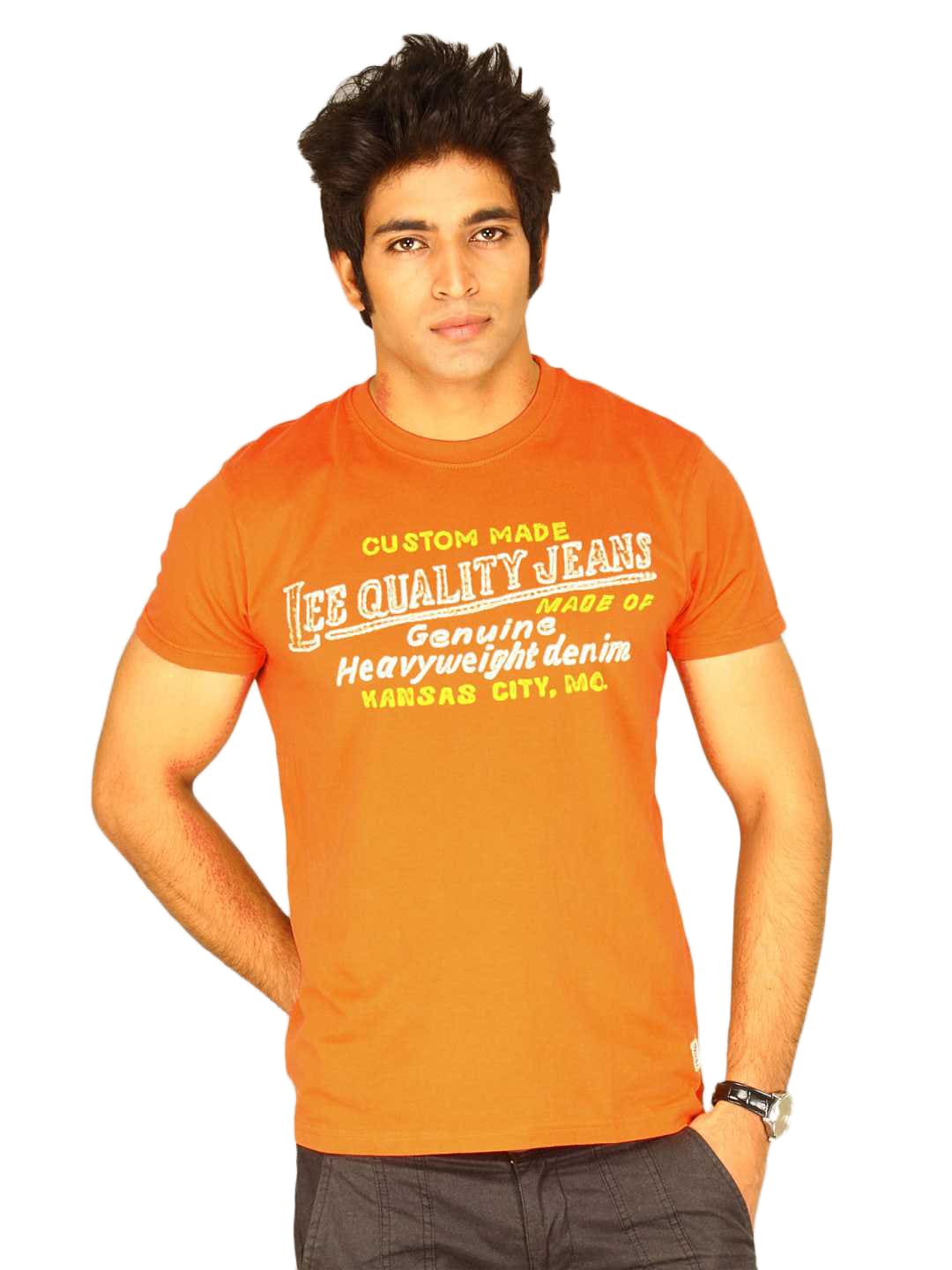 Lee Men's Orange Kansas City T-shirt