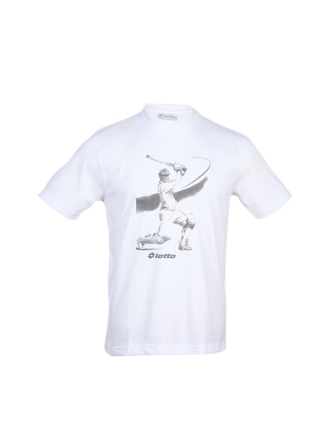 Lotto Men's Kochi Tuskers Cotton Graphic White T-shirt