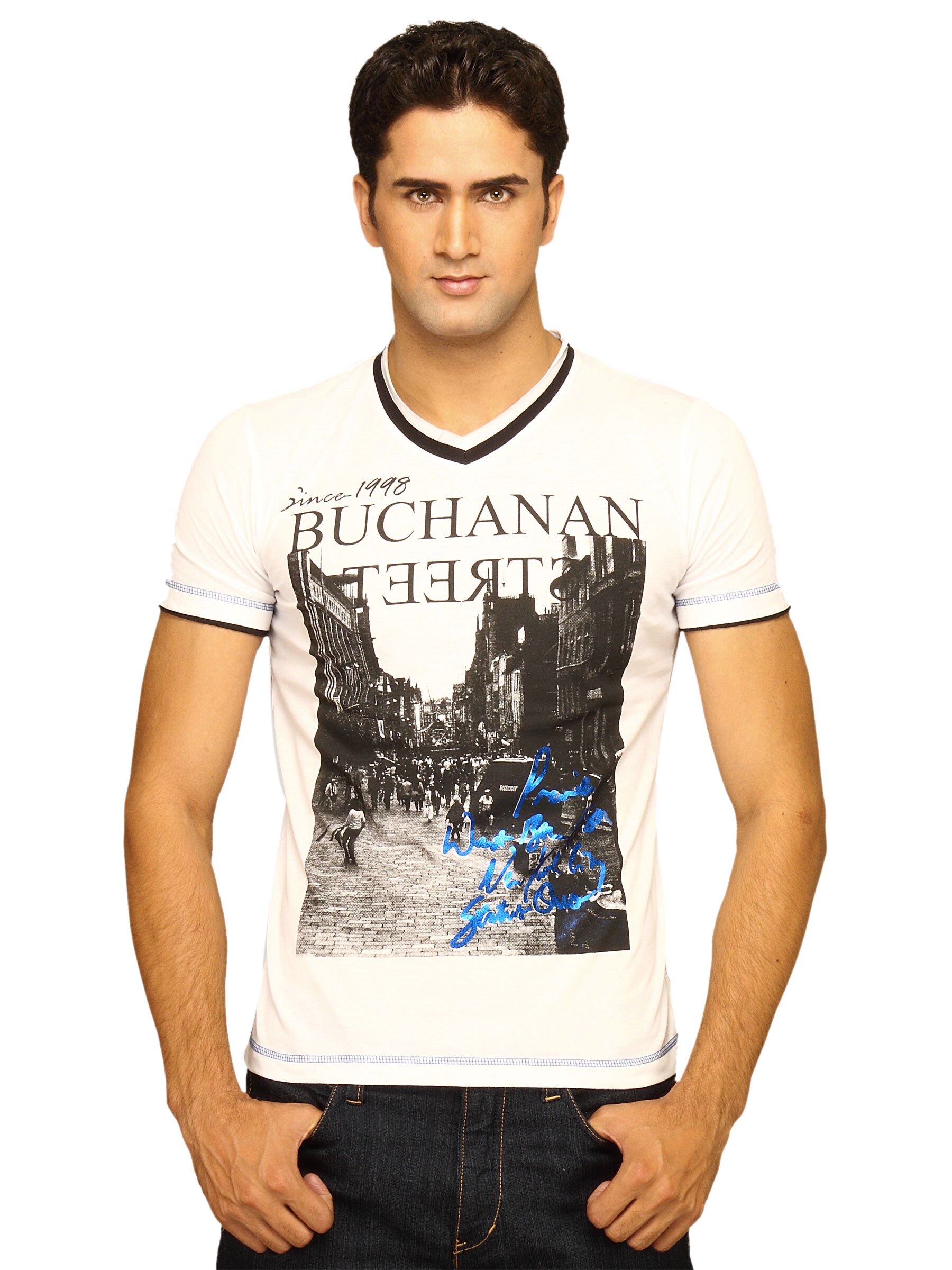 Status Quo Men's Buchanan Street White T-shirt