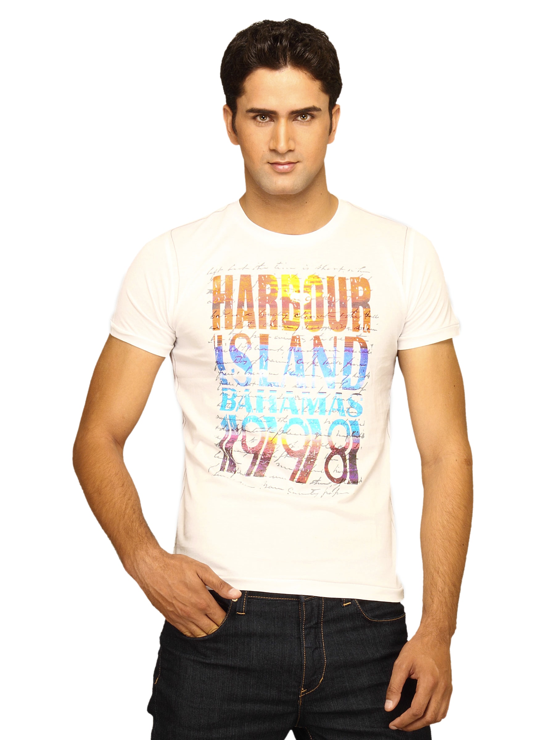 Status Quo Men's Harbour Island White T-shirt