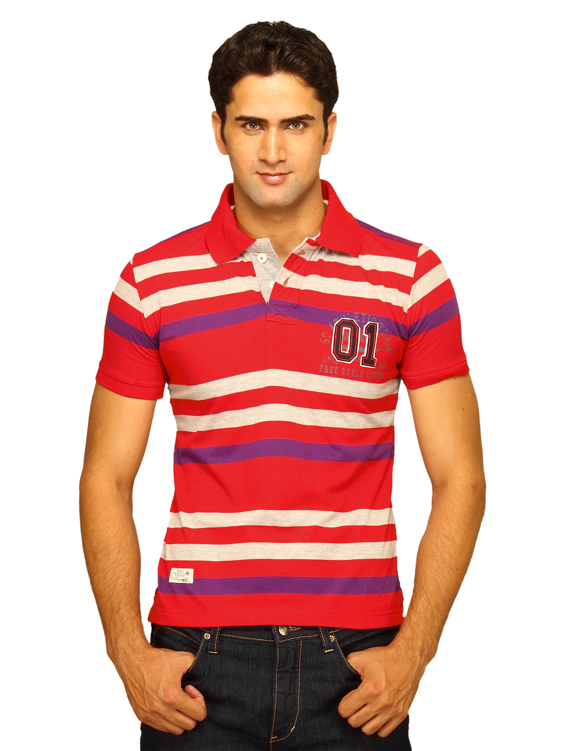 Status Quo Men's Red Polo T-shirt